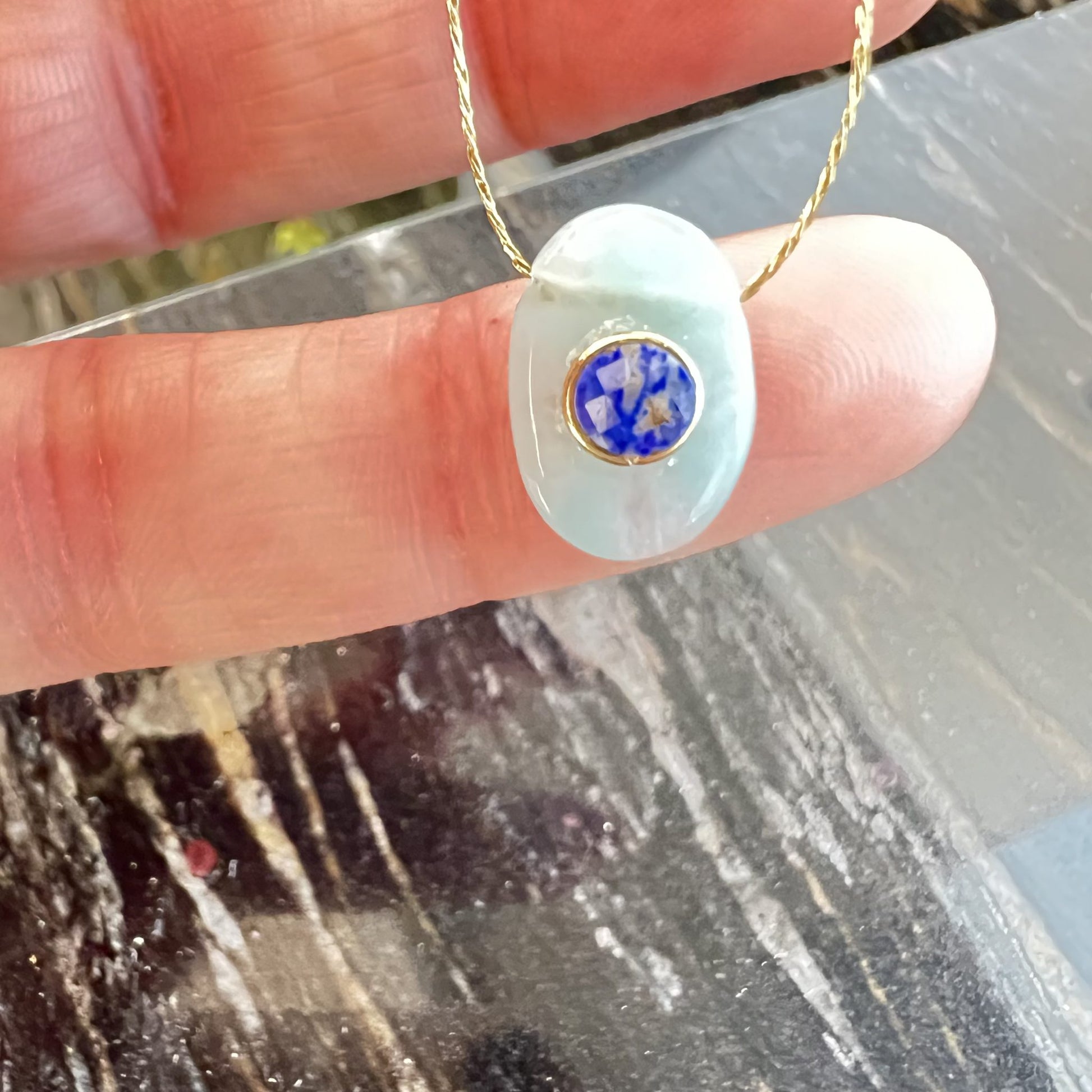 pendentif en amazonite