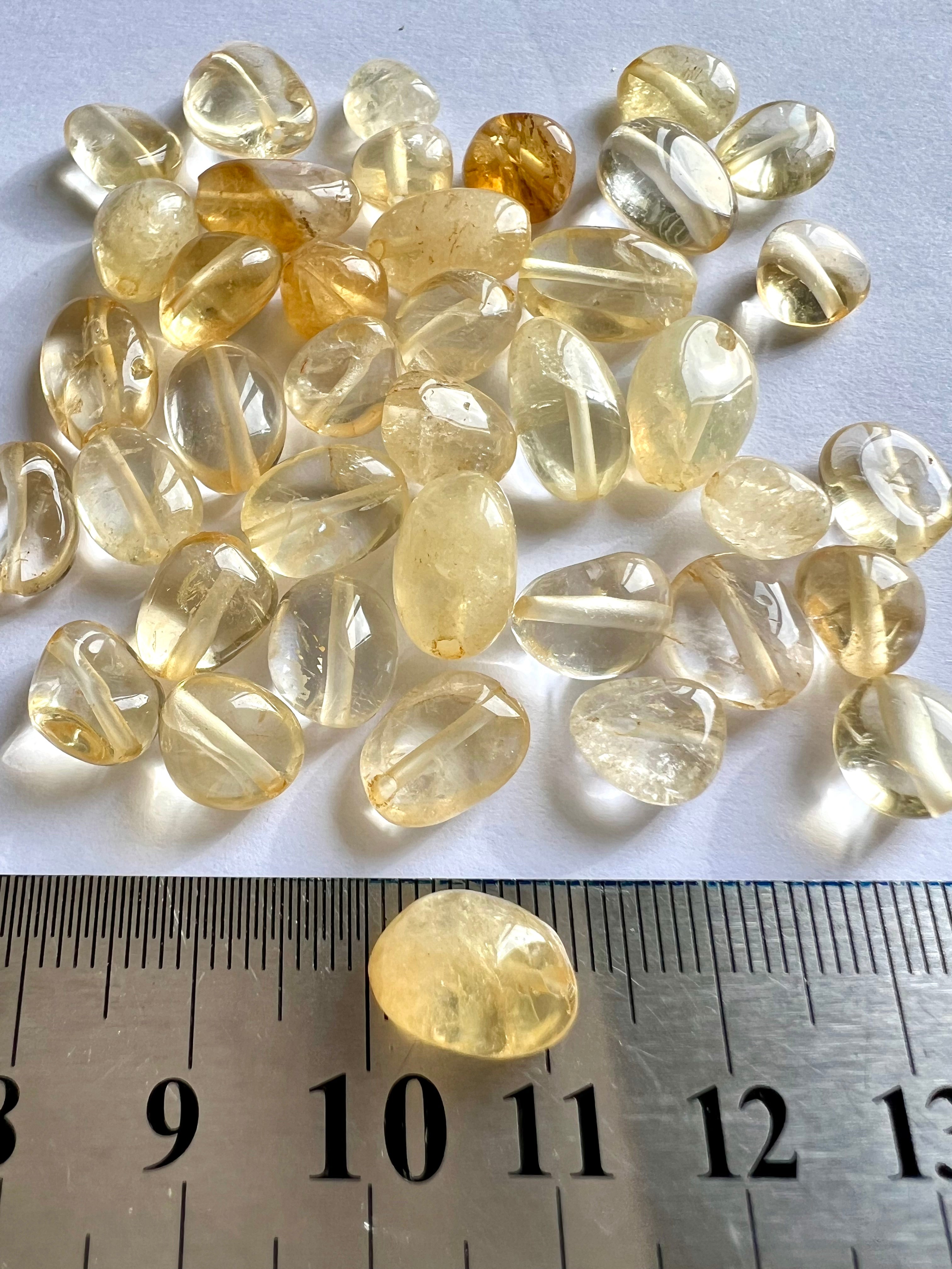 Perle Pépite en Citrine