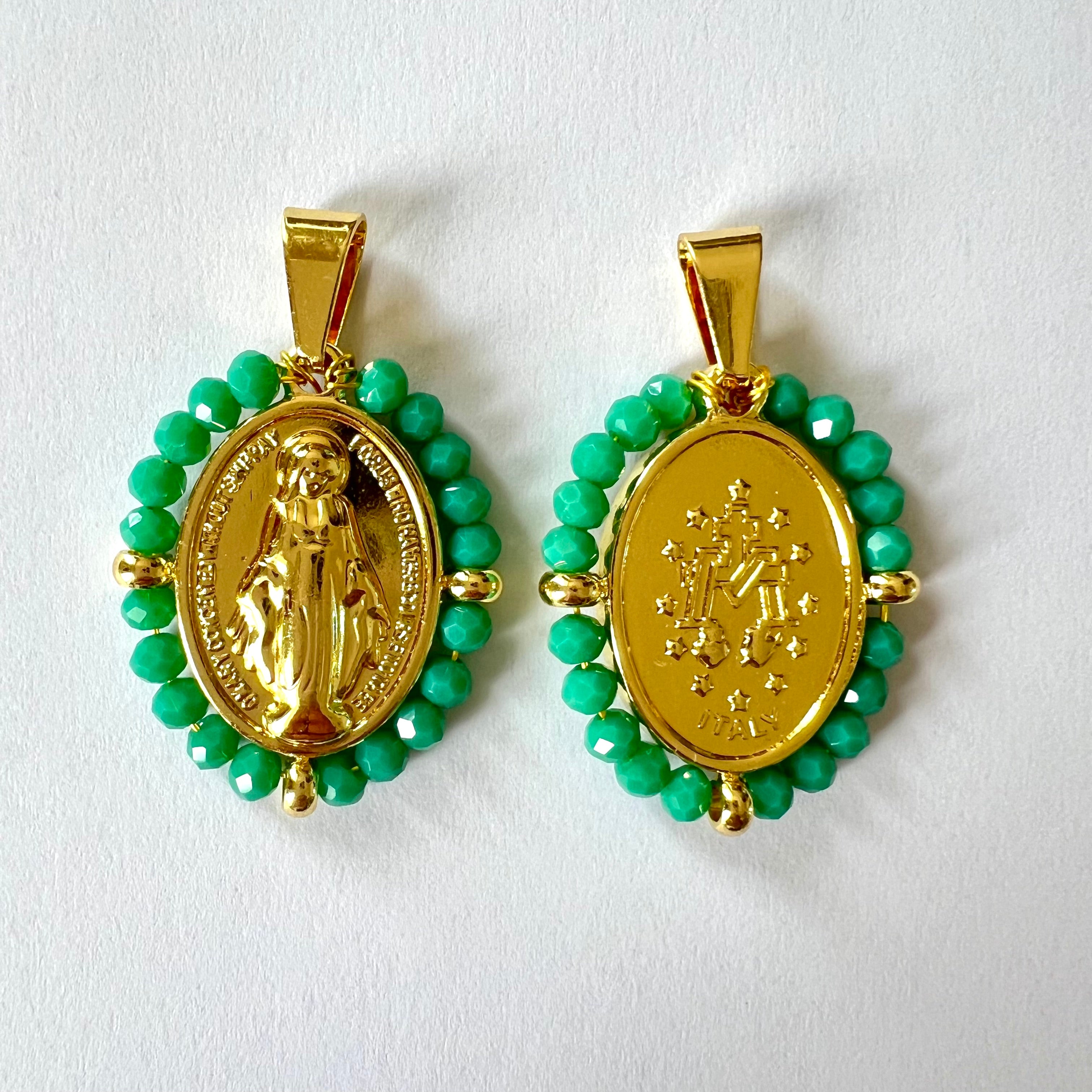 Pendentif Maria en Acier Inoxydable