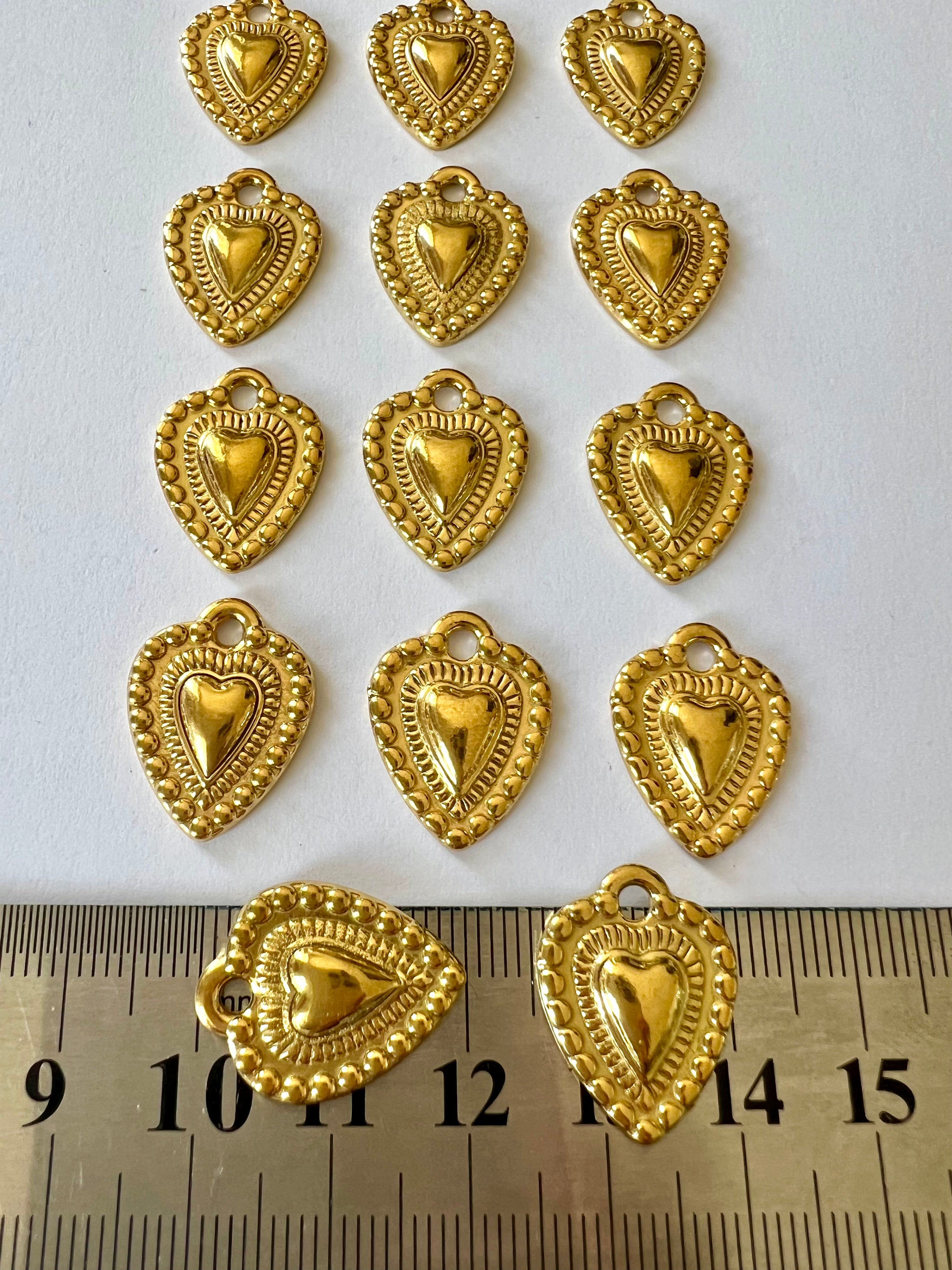 Pendentif Coeur 20mm en acier inoxydable