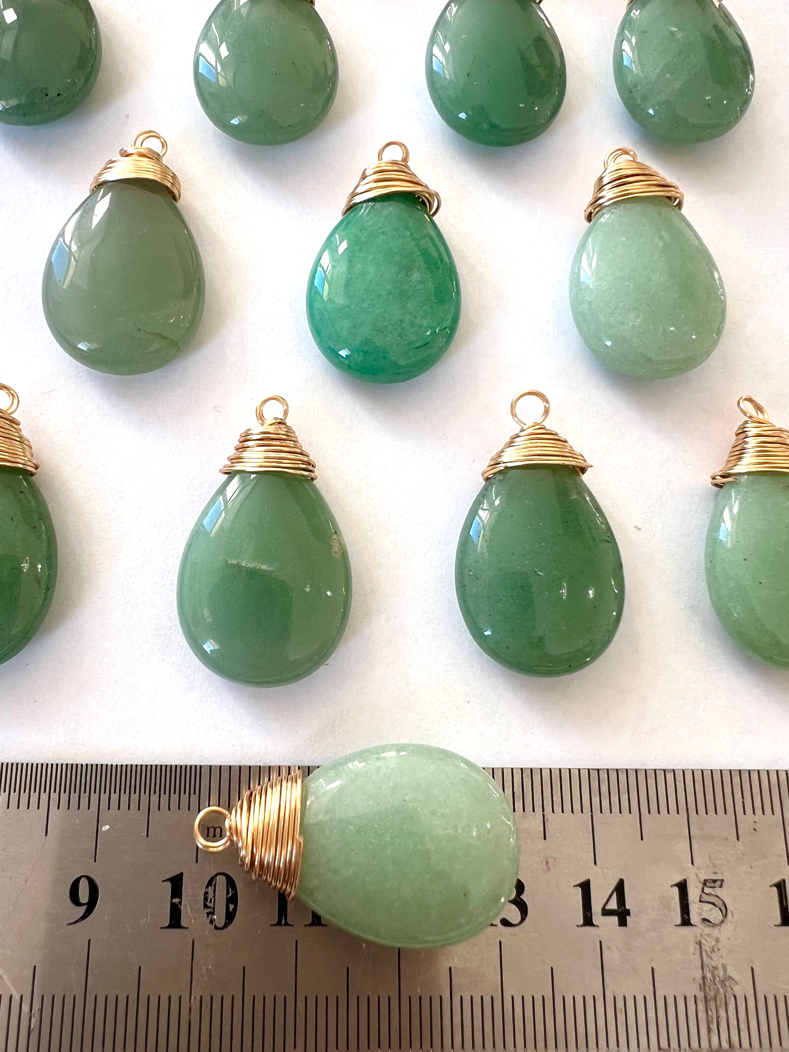 Pendentif Larme Aventurine