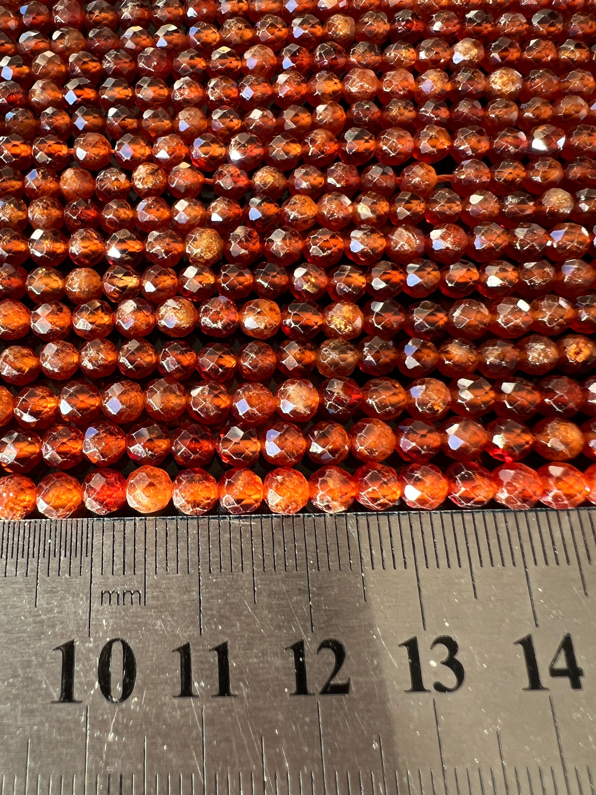 Grenat Orange 4mm