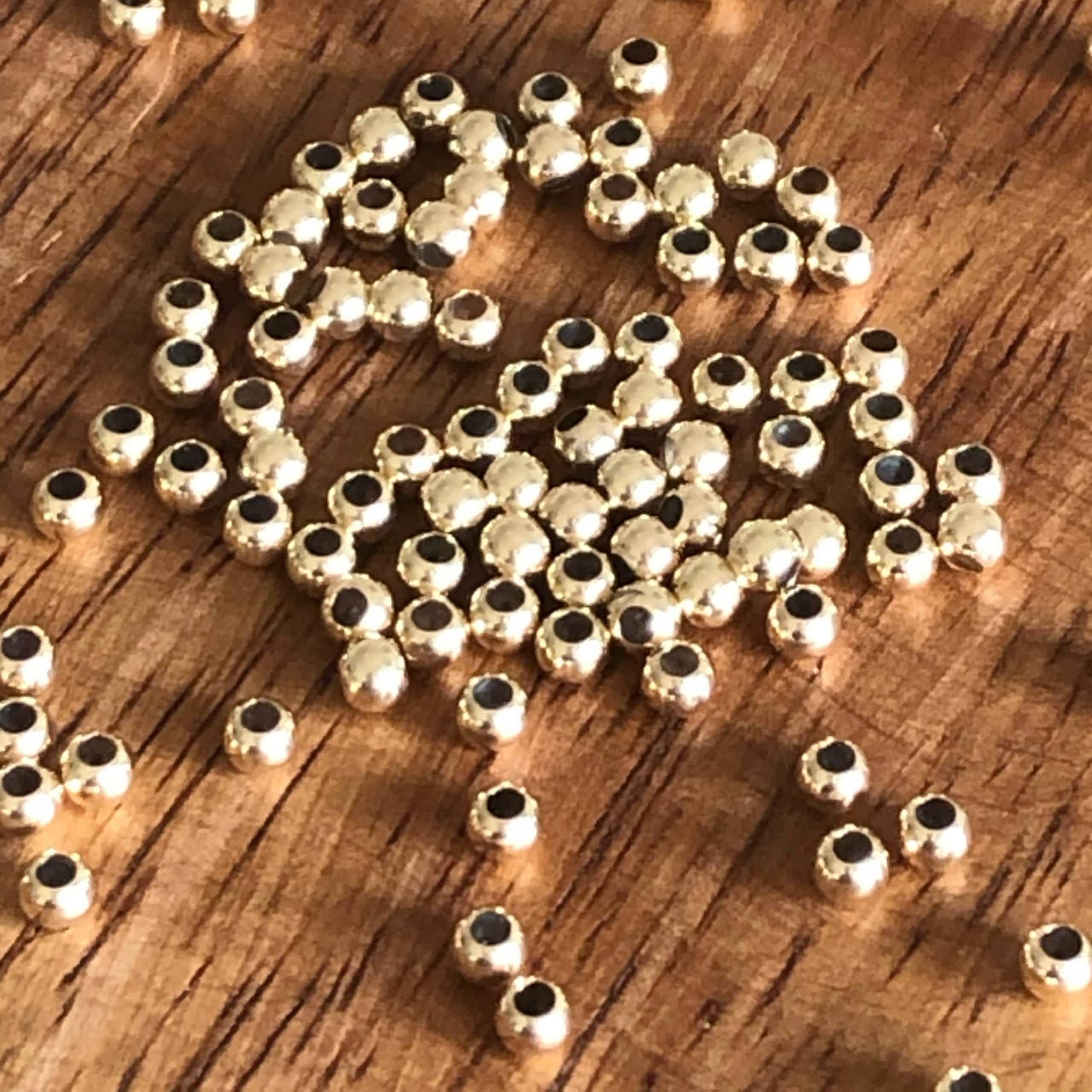Perle ronde 2,5mm en Gold-Filled
