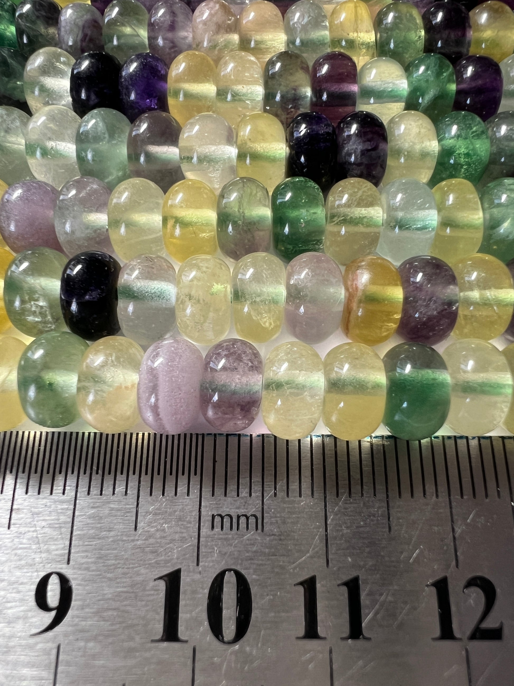 Rondelles Fluorite 8mm