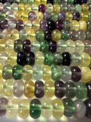 Fil de Rondelles Fluorite 8mm