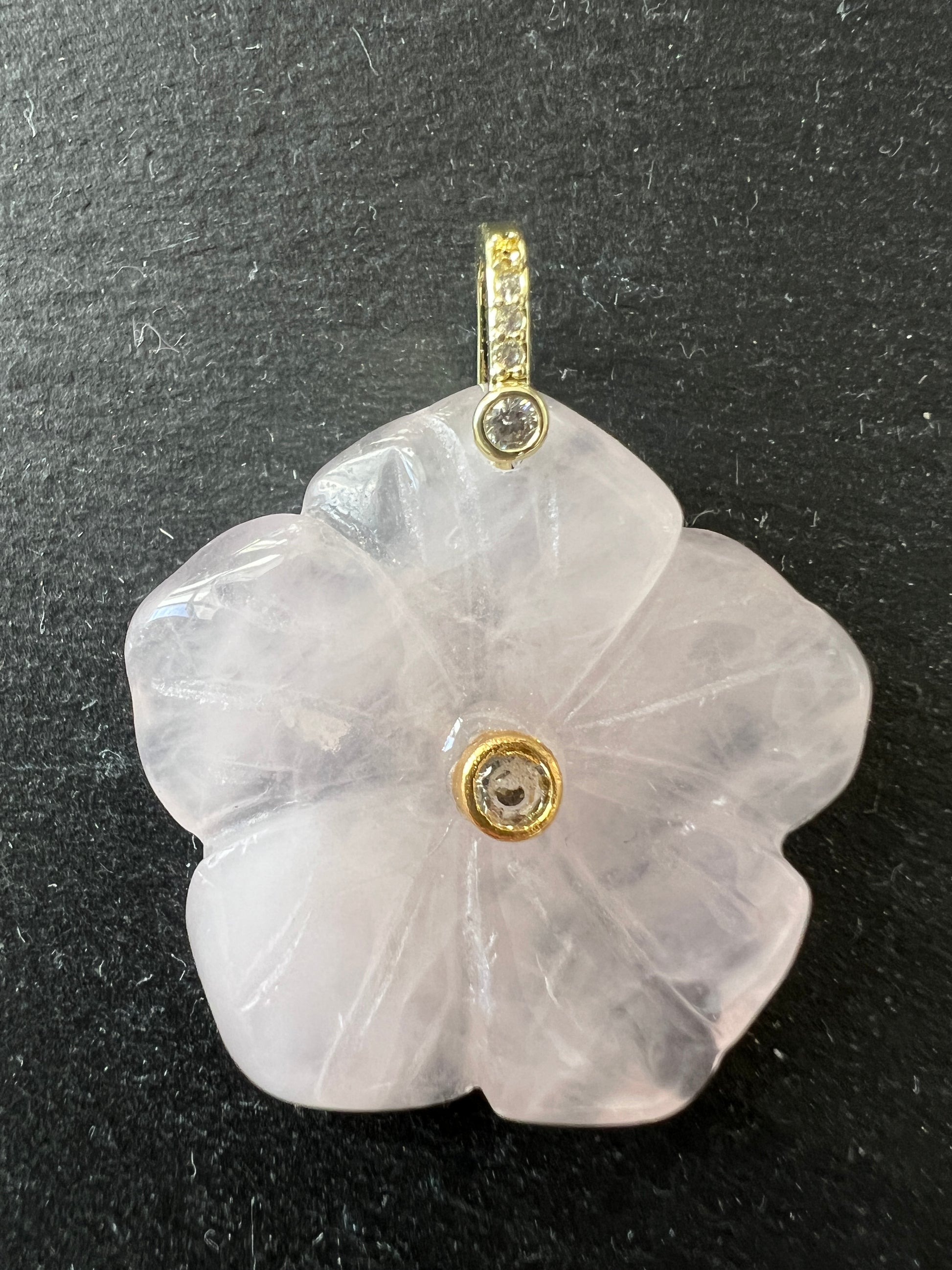 Pendentifs en Pierres Fleurs