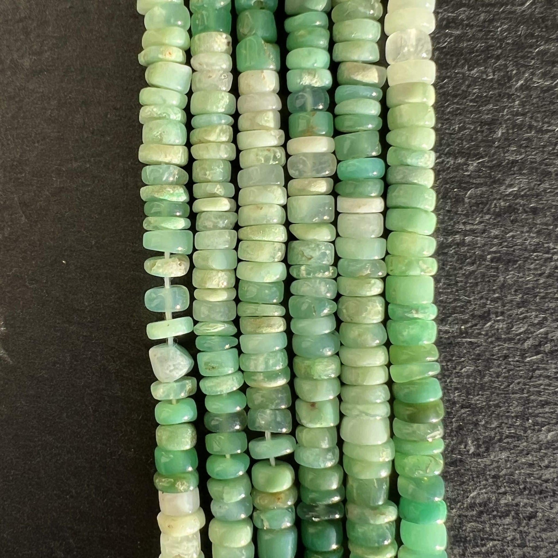 Heishi Chrysoprase 6mm