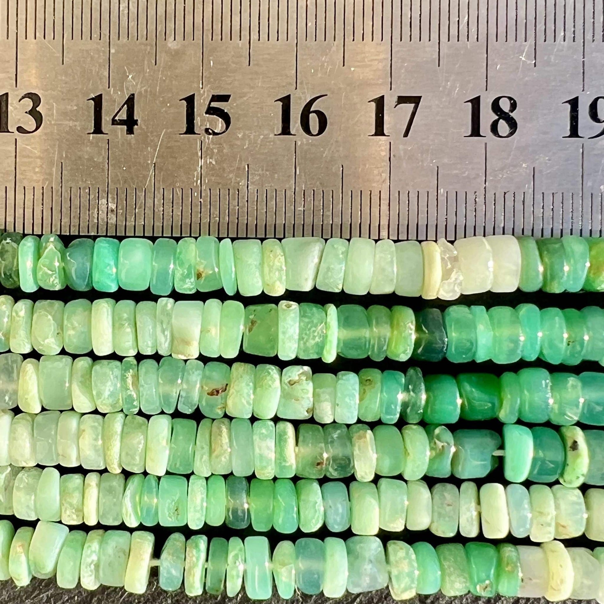 Heishi Chrysoprase 6mm