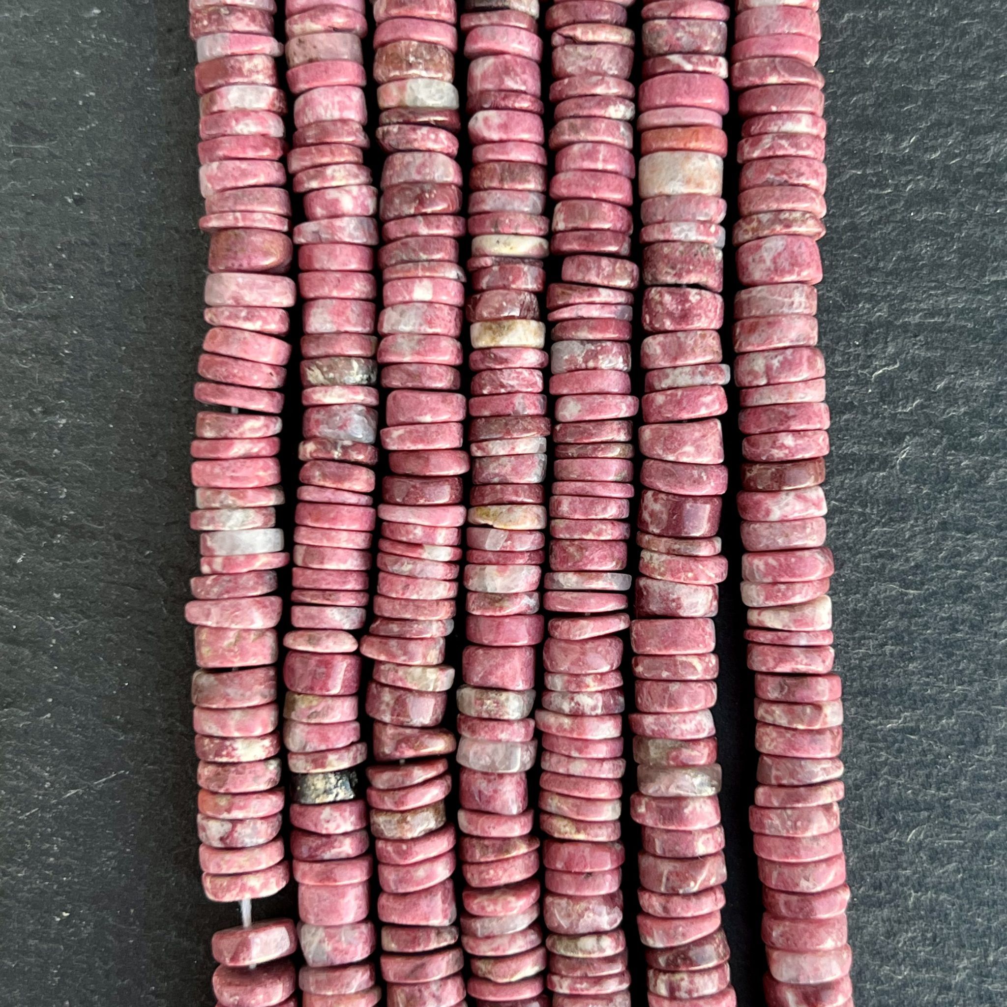 Heishi Thulite 6-7mm