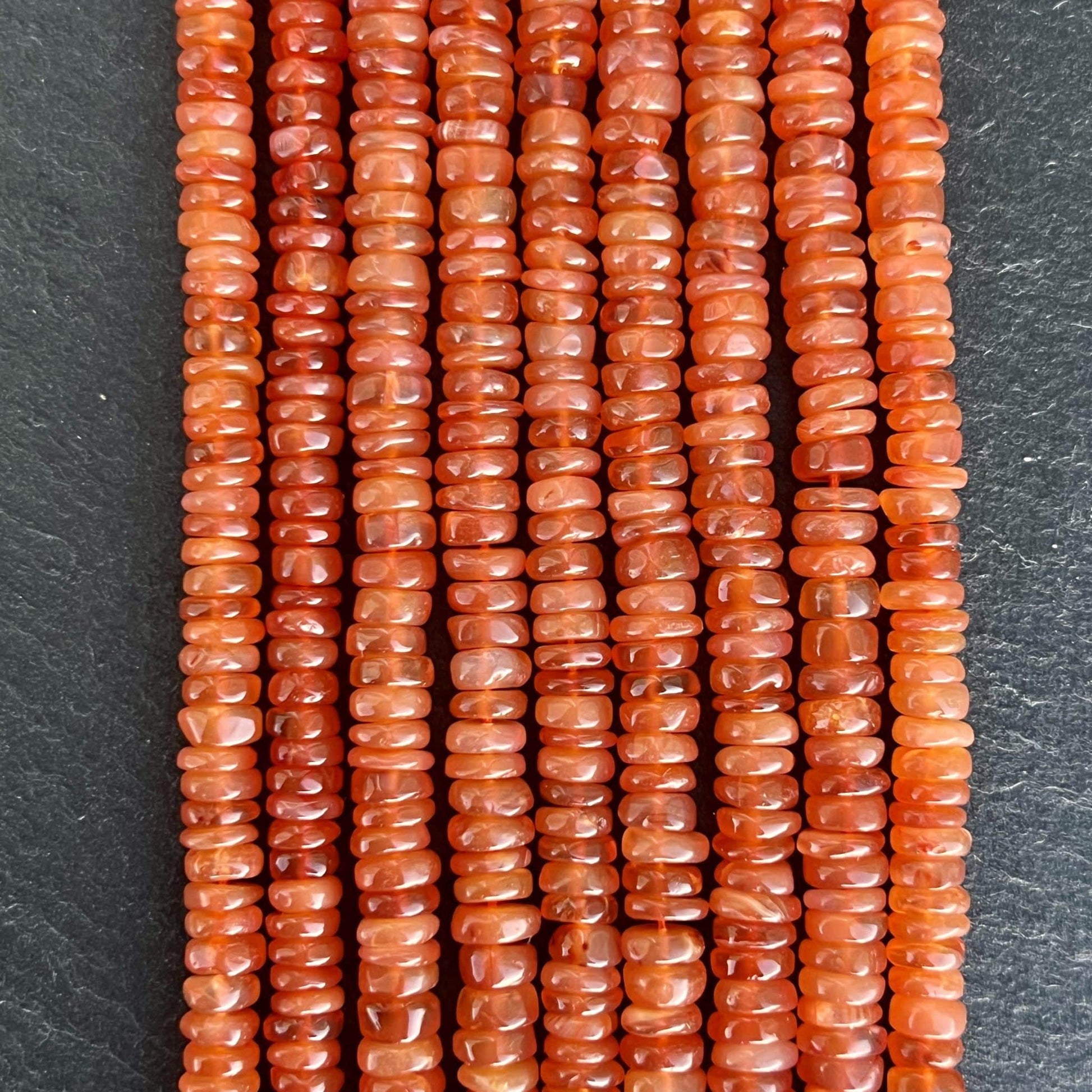 Heishi Cornaline 6mm