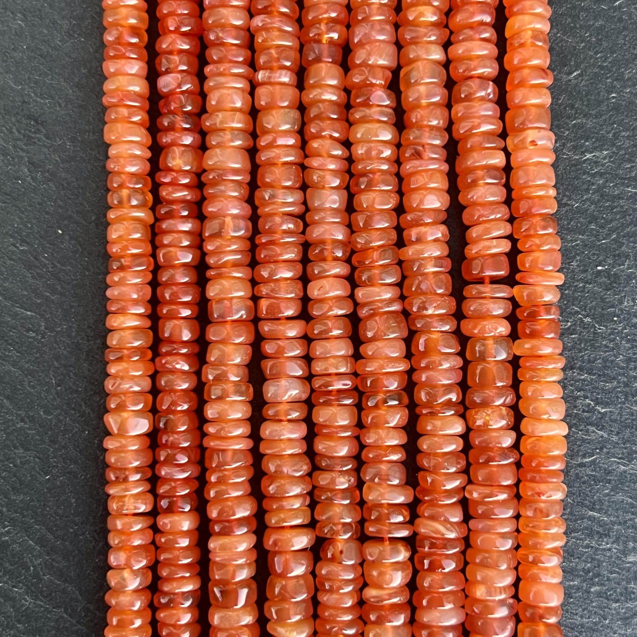 Heishi Cornaline 6mm