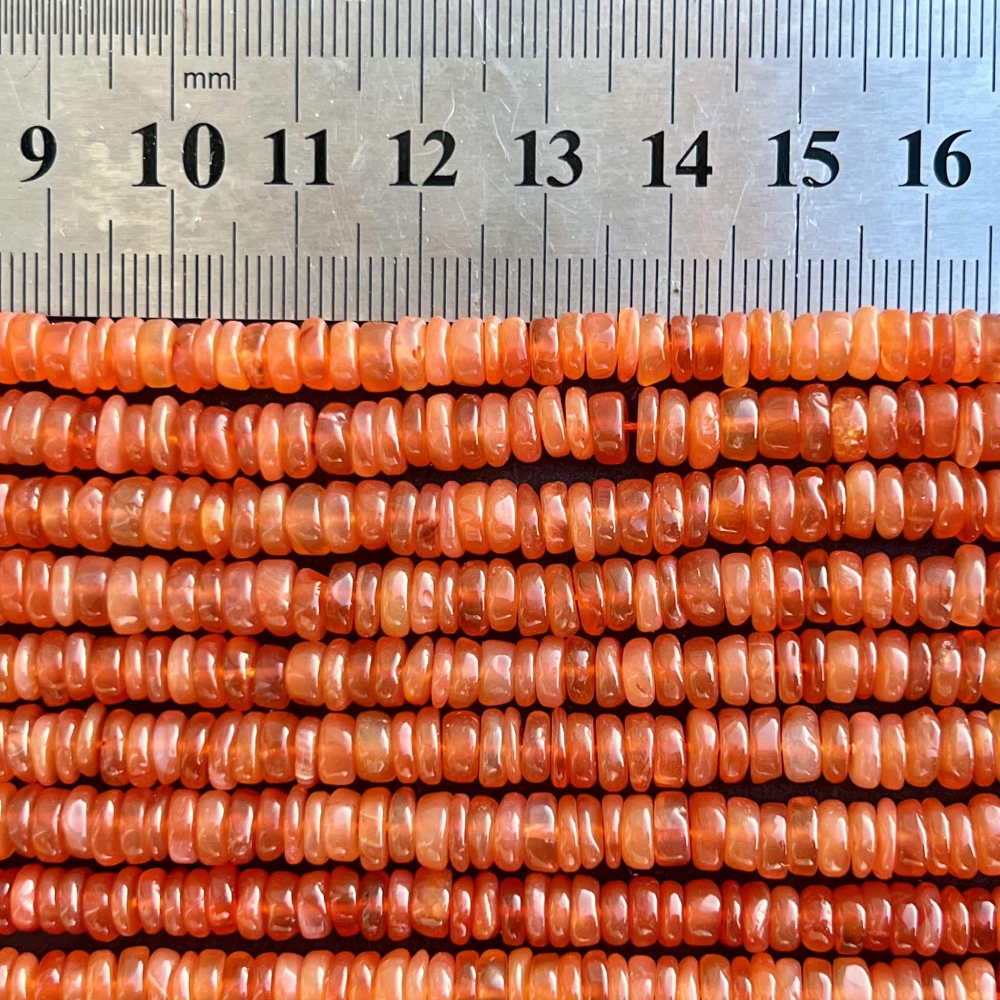 Heishi Cornaline 6mm