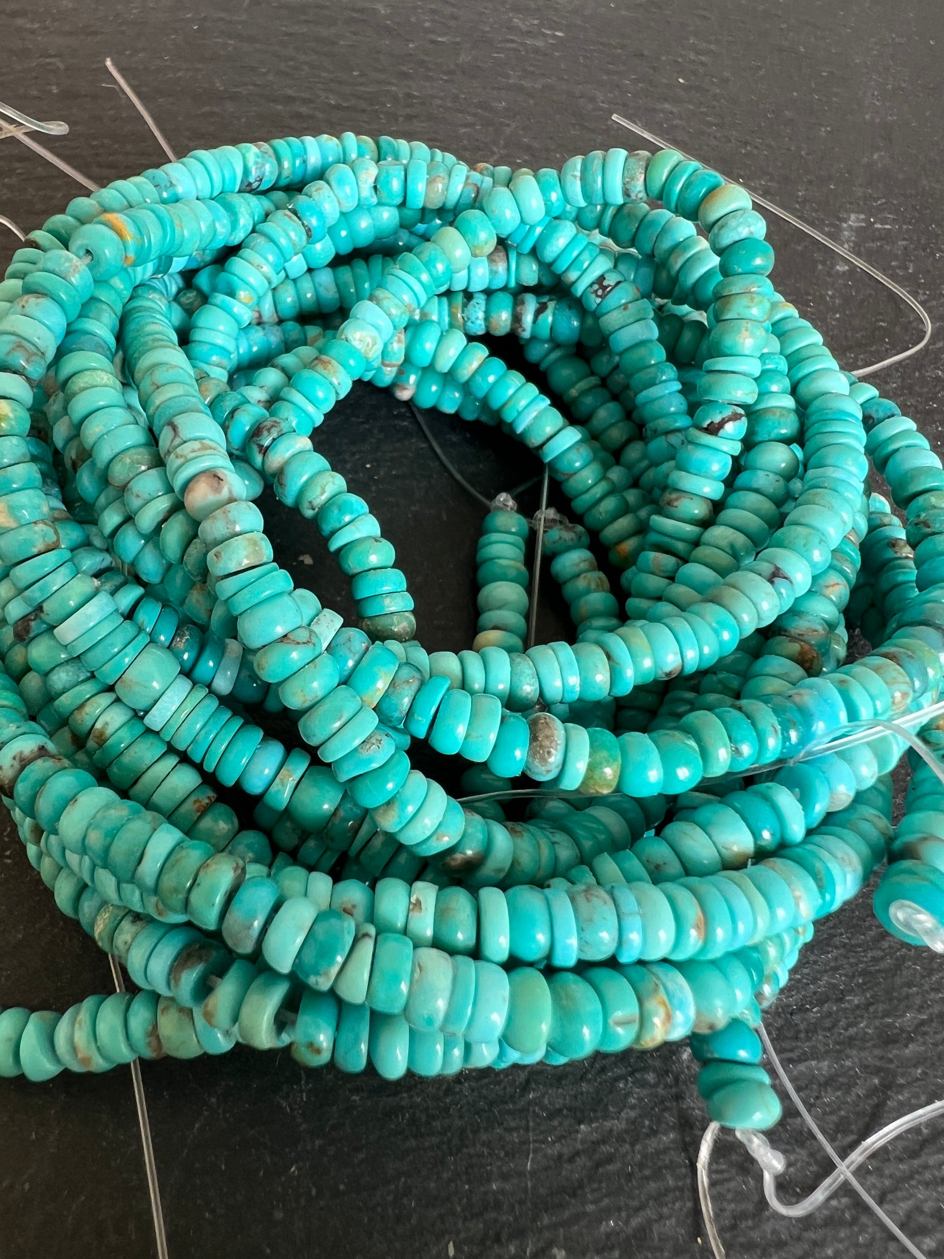 Heishi Turquoise Naturelle 4,5mm