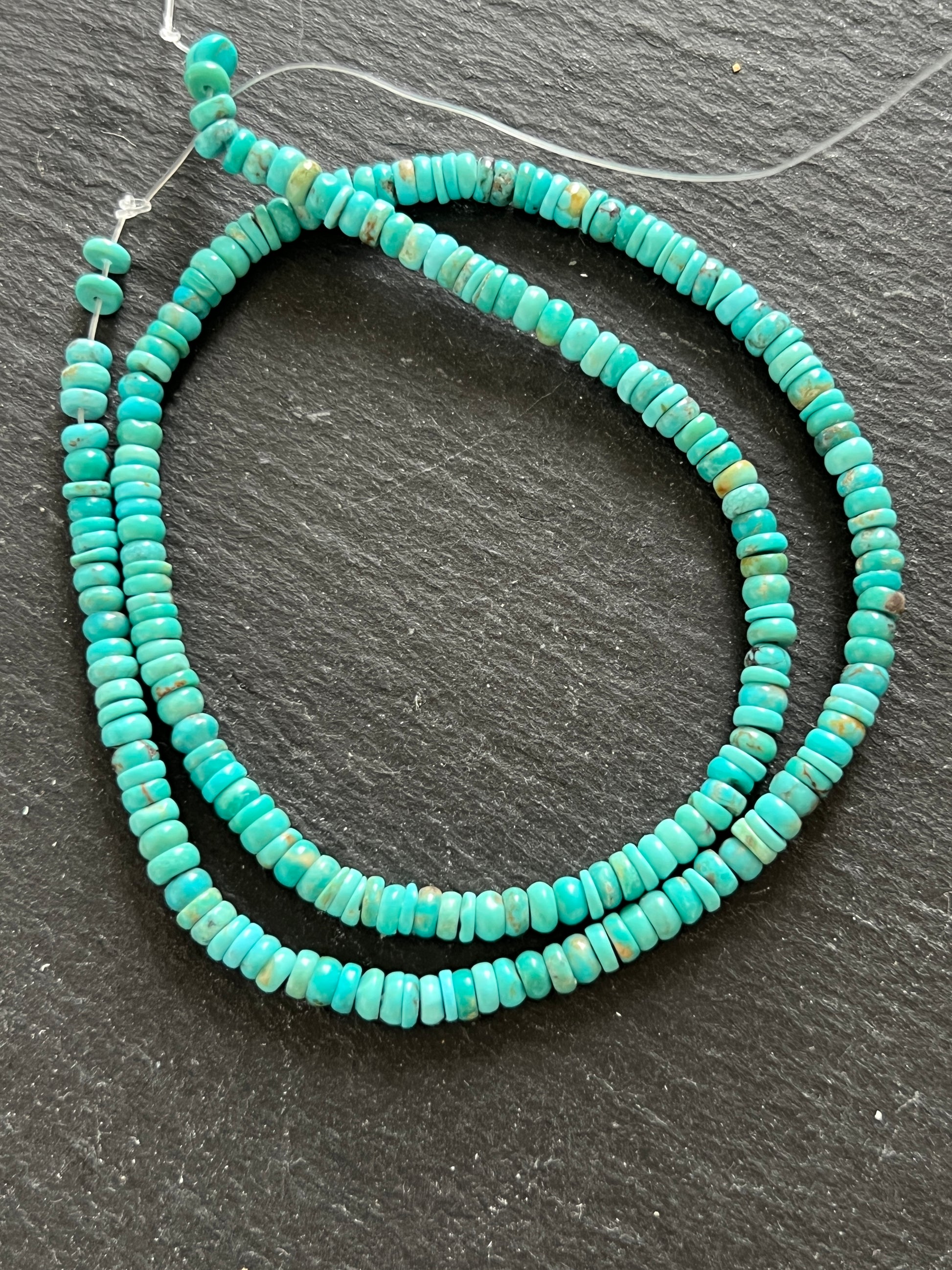 Heishi Turquoise Naturelle 4,5mm