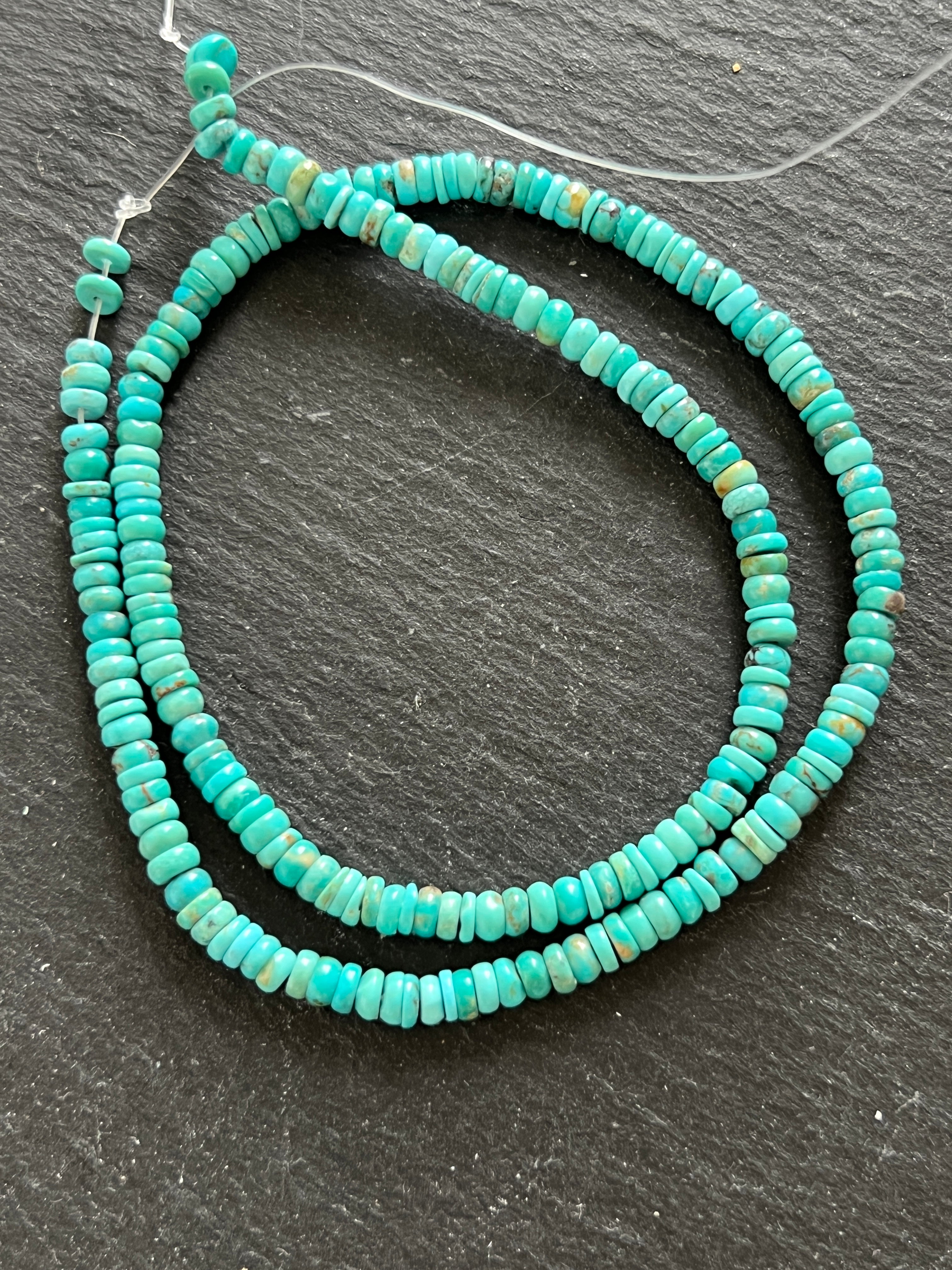 Heishi Turquoise Naturelle 4,5mm