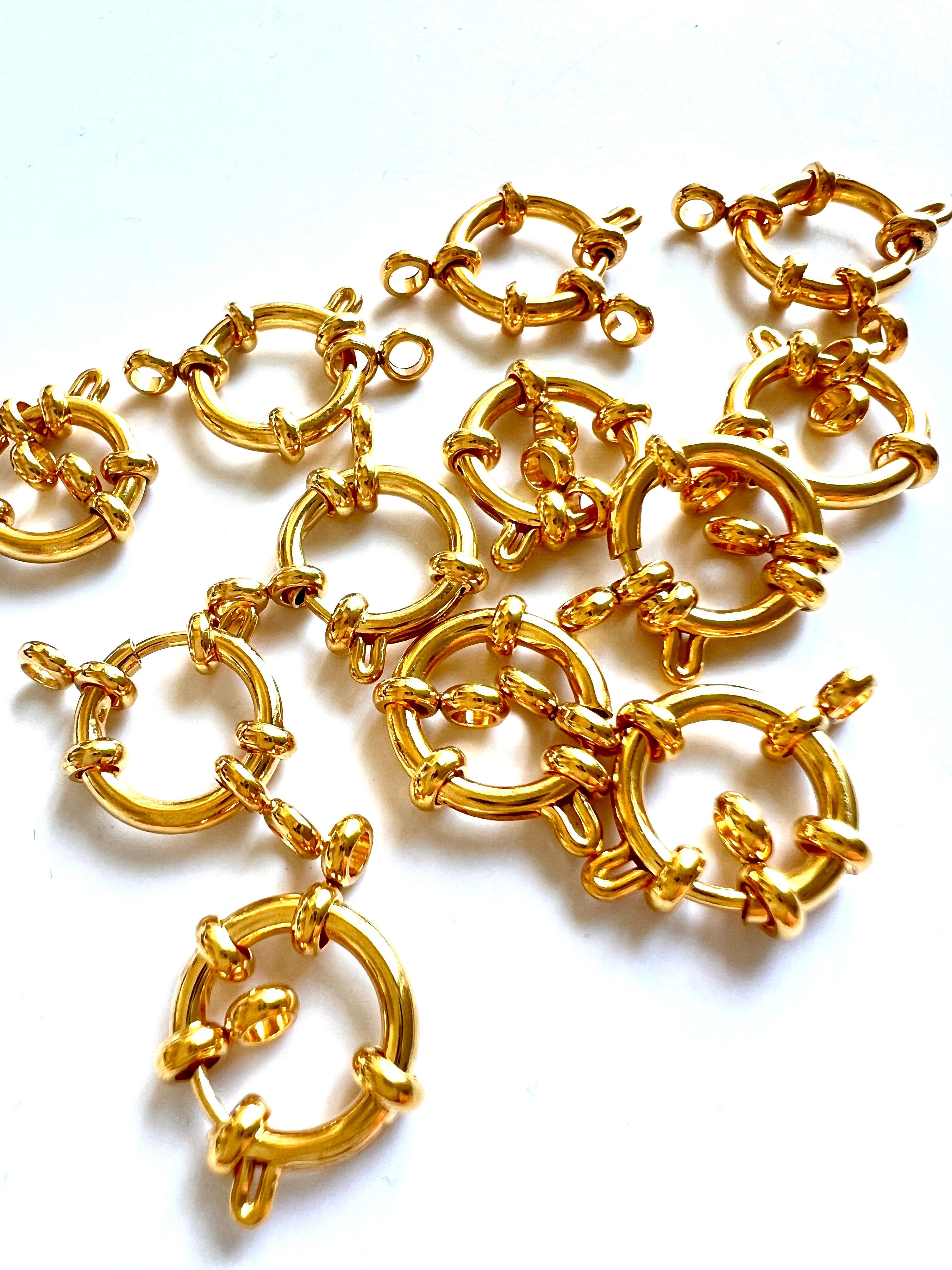 Fermoir Bouée 14mm Acier inoxydable