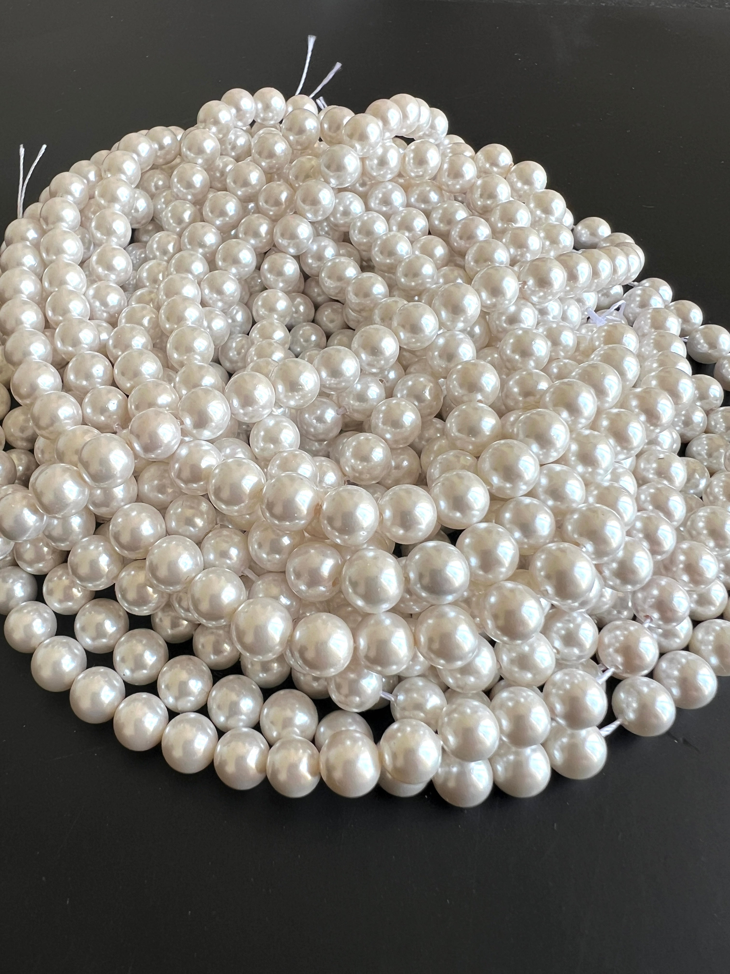 Perles de Coquille 6mm