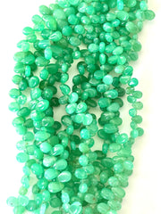 Fil de petites Gouttes en Chrysoprase