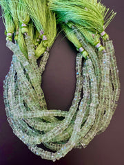 Heishi à Facettes Améthyste Verte (1)