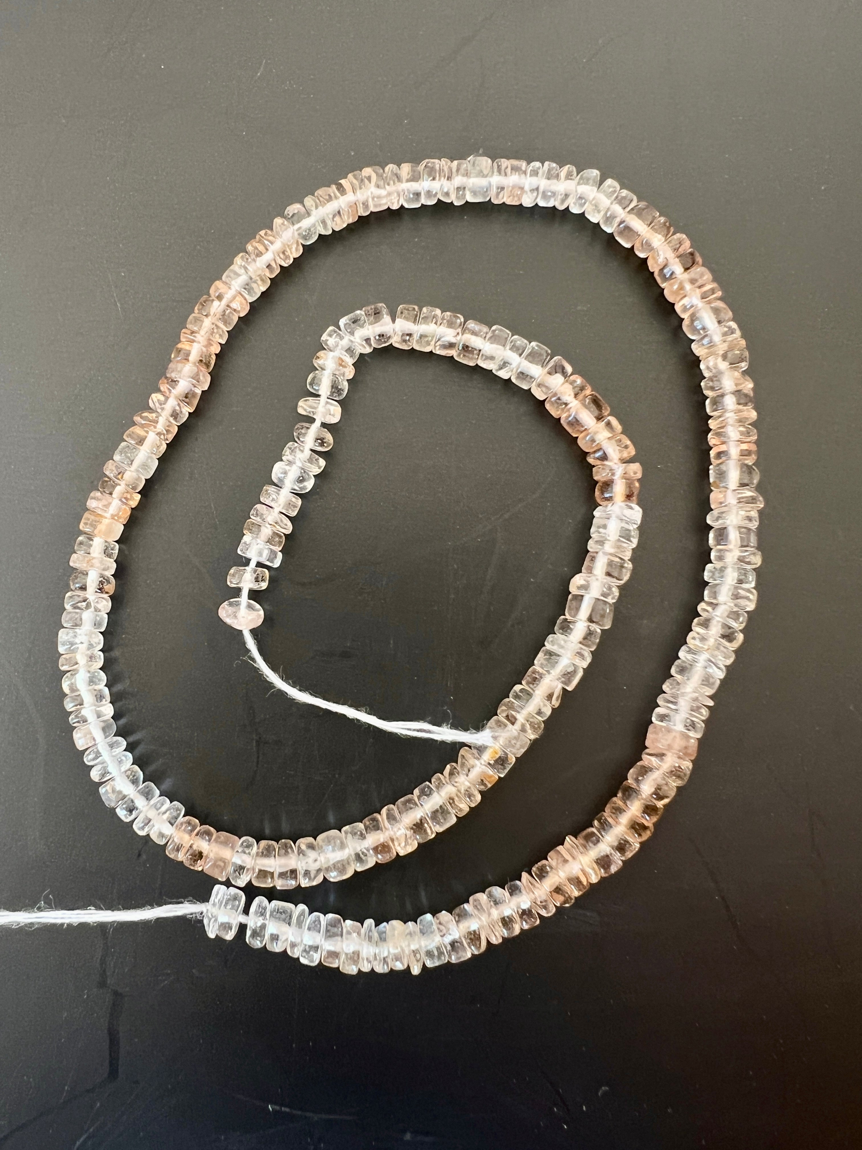 Heishi en Topaze Impérial