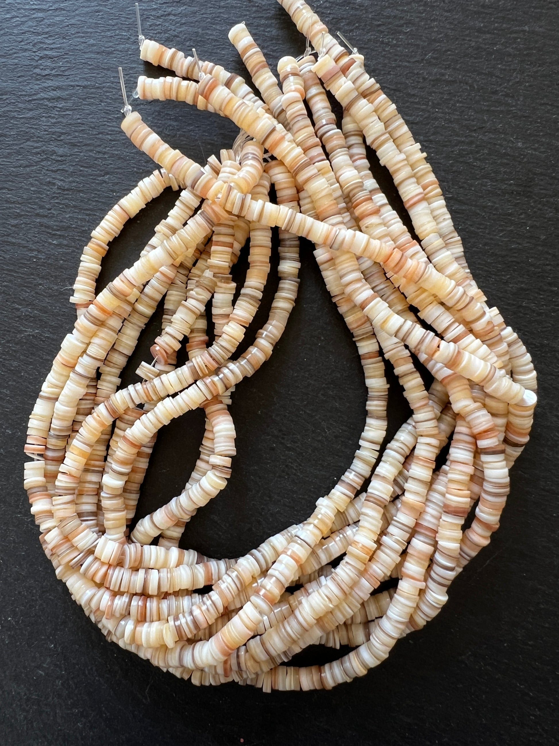 Heishi Coquillage Naturel