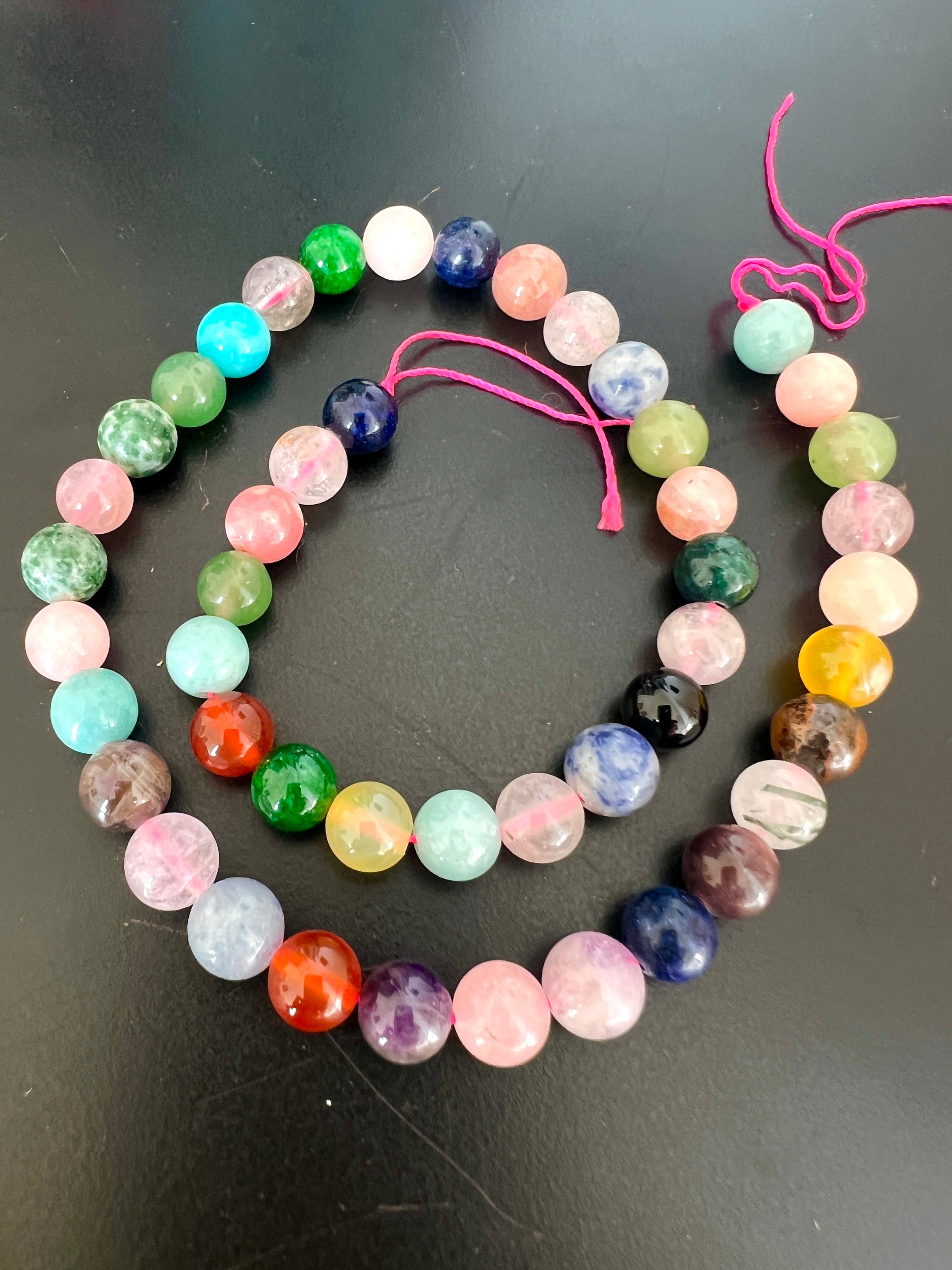 Fil Multi Pierres 8mm