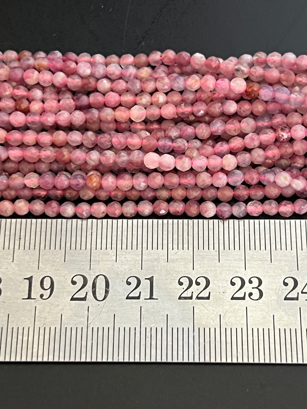 Tourmaline Rose Facettée 3mm