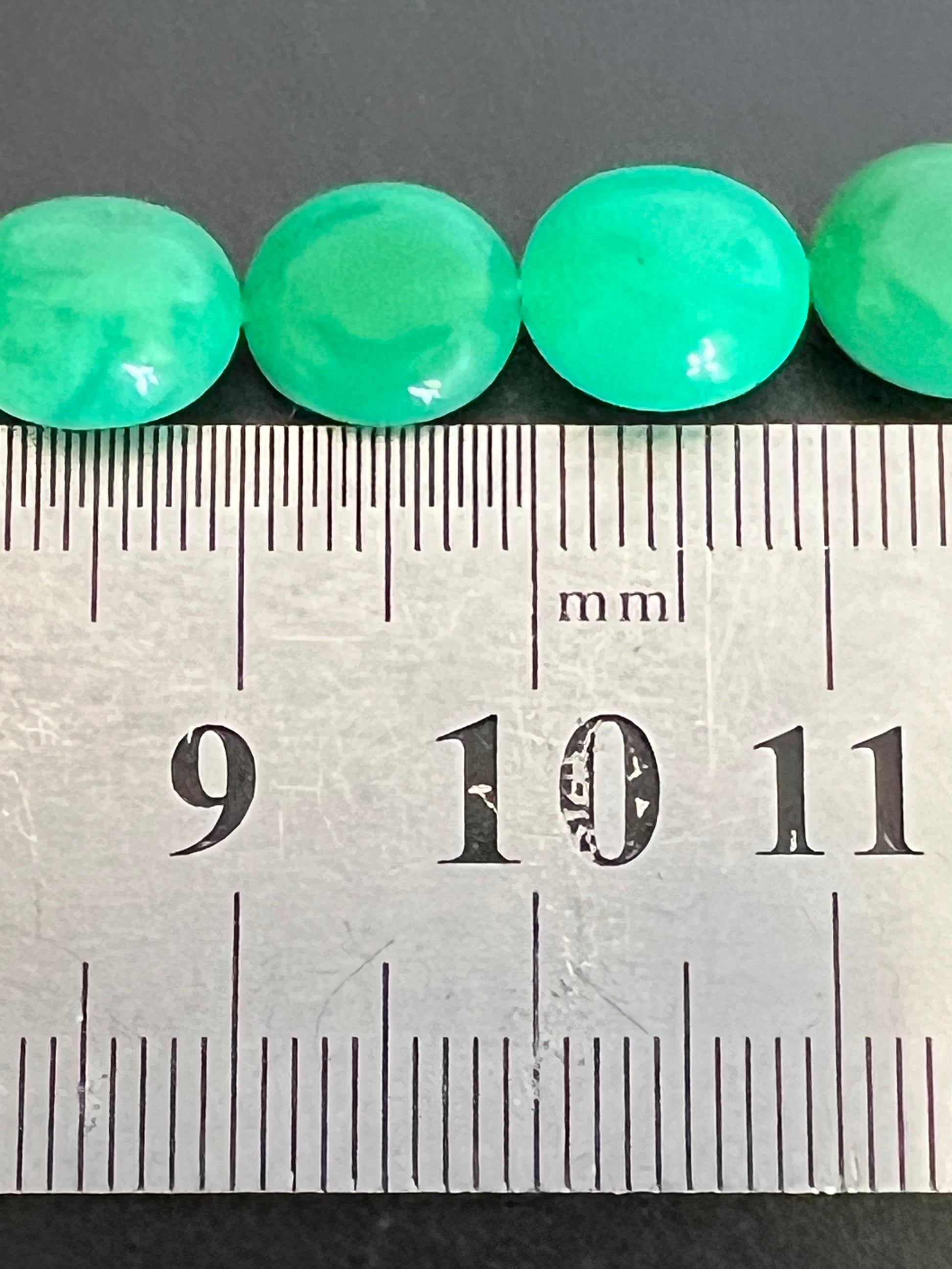 Fil de Chrysoprase Ovales