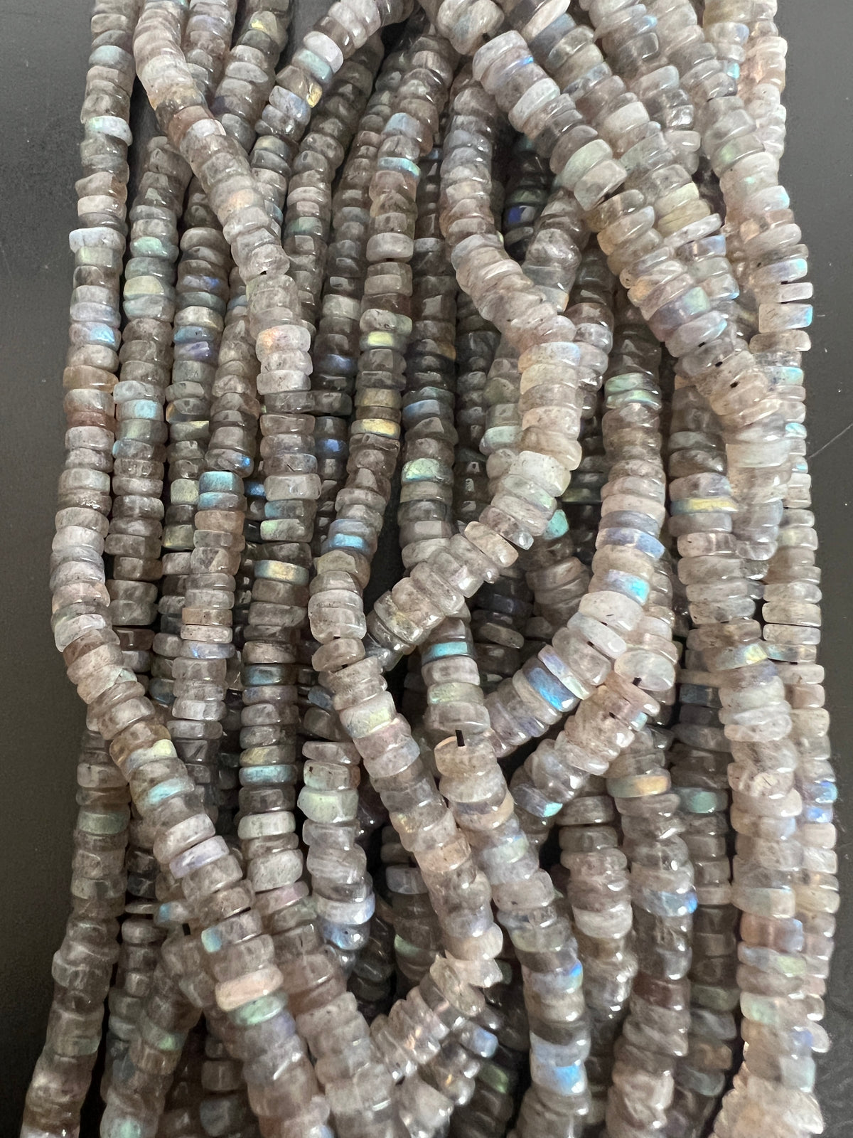 Heishi en Labradorite 5-6mm