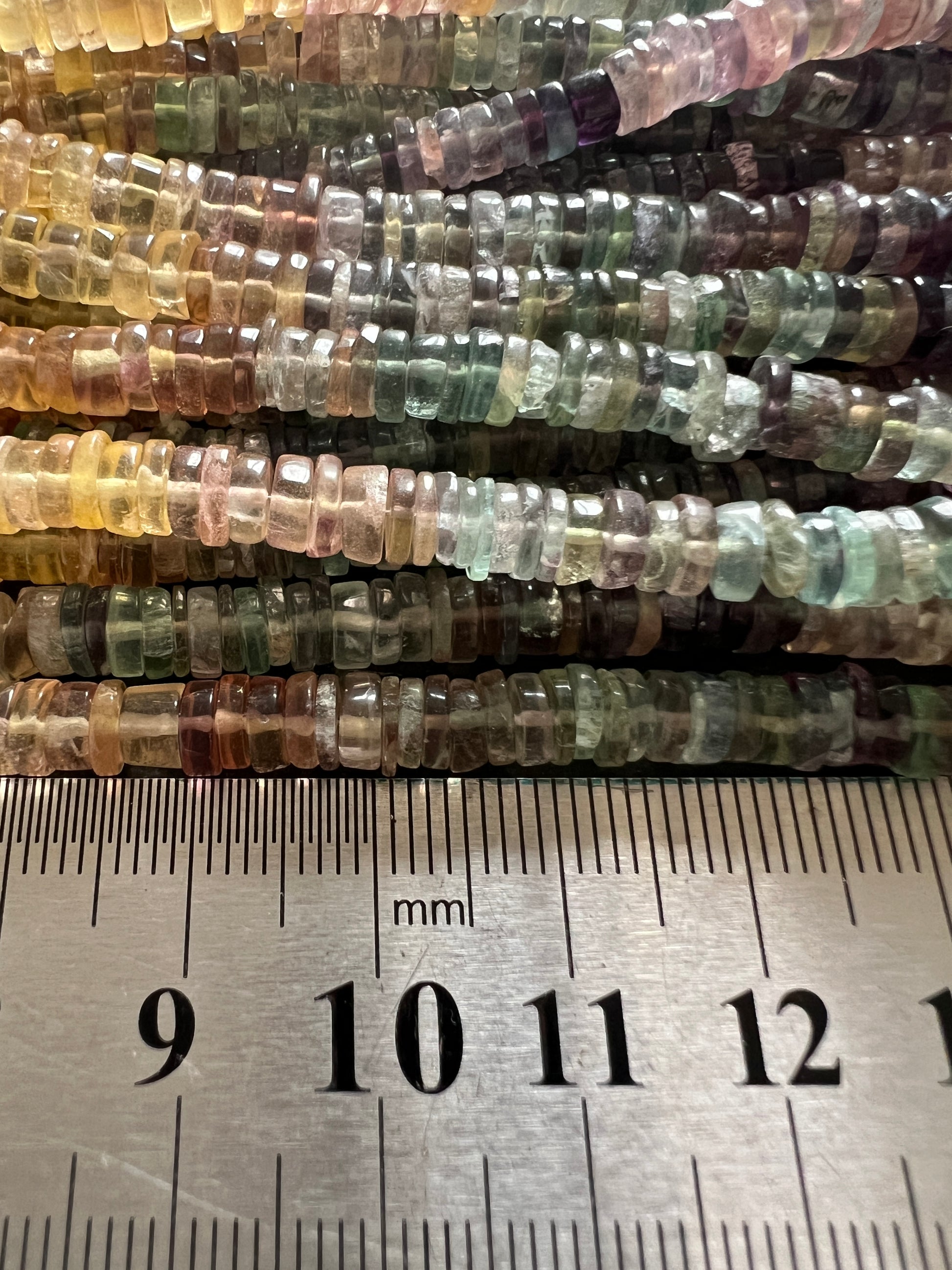 Heishi Fluorite Multicolore 5-6mm