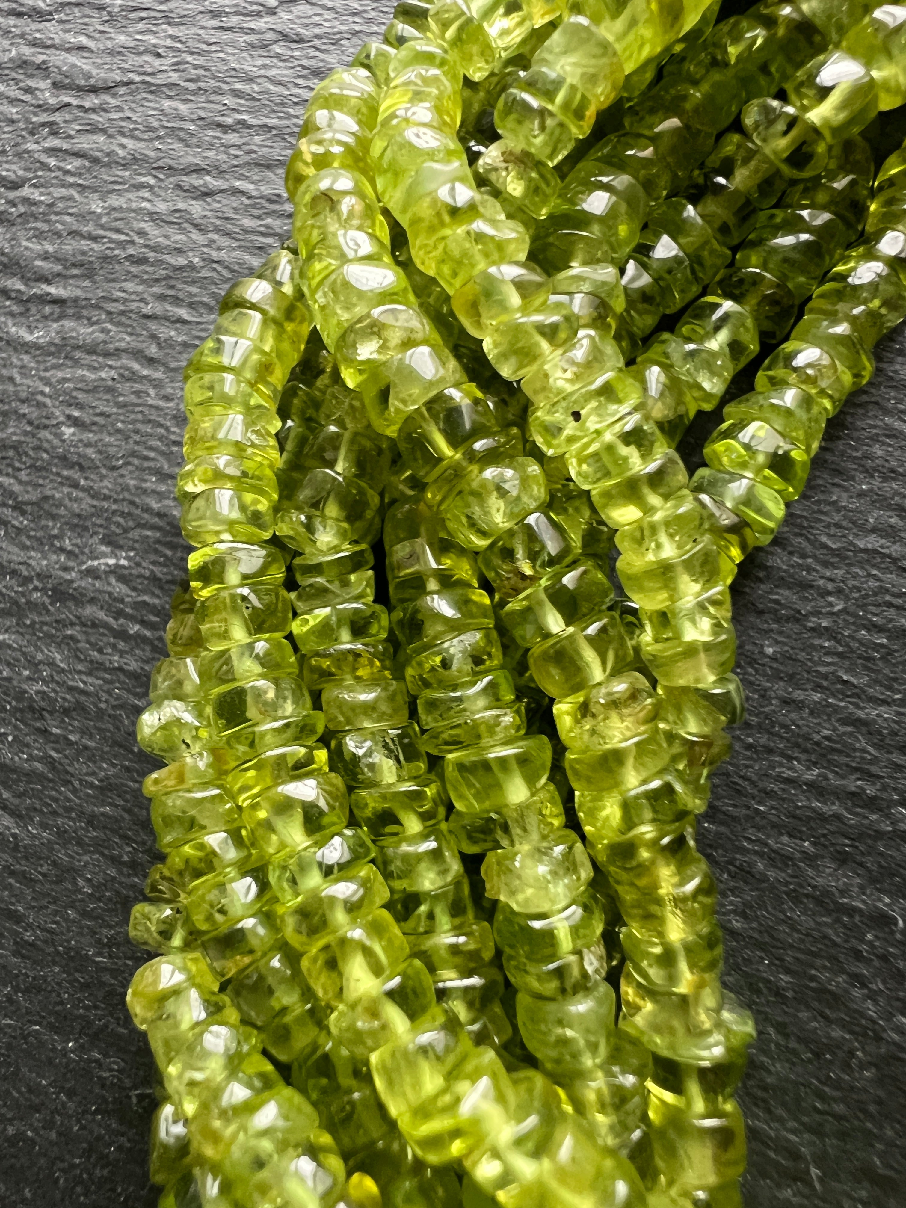 Heishi Péridot 5mm