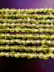 Fil de pépites Péridot 40cm