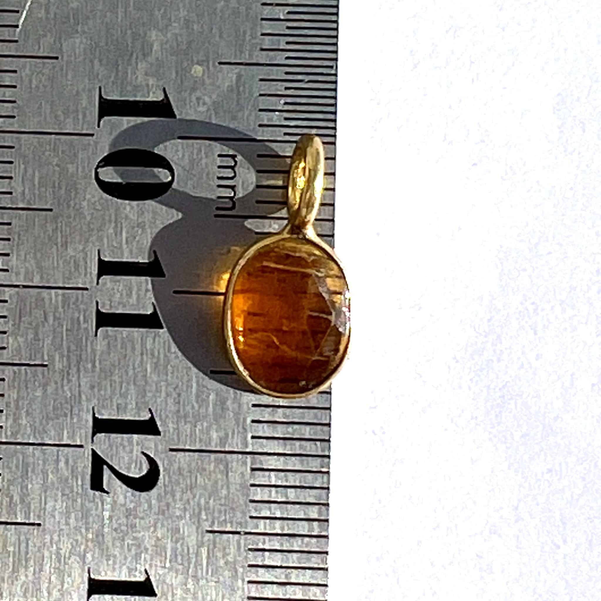 Kyanite Orange Sertie