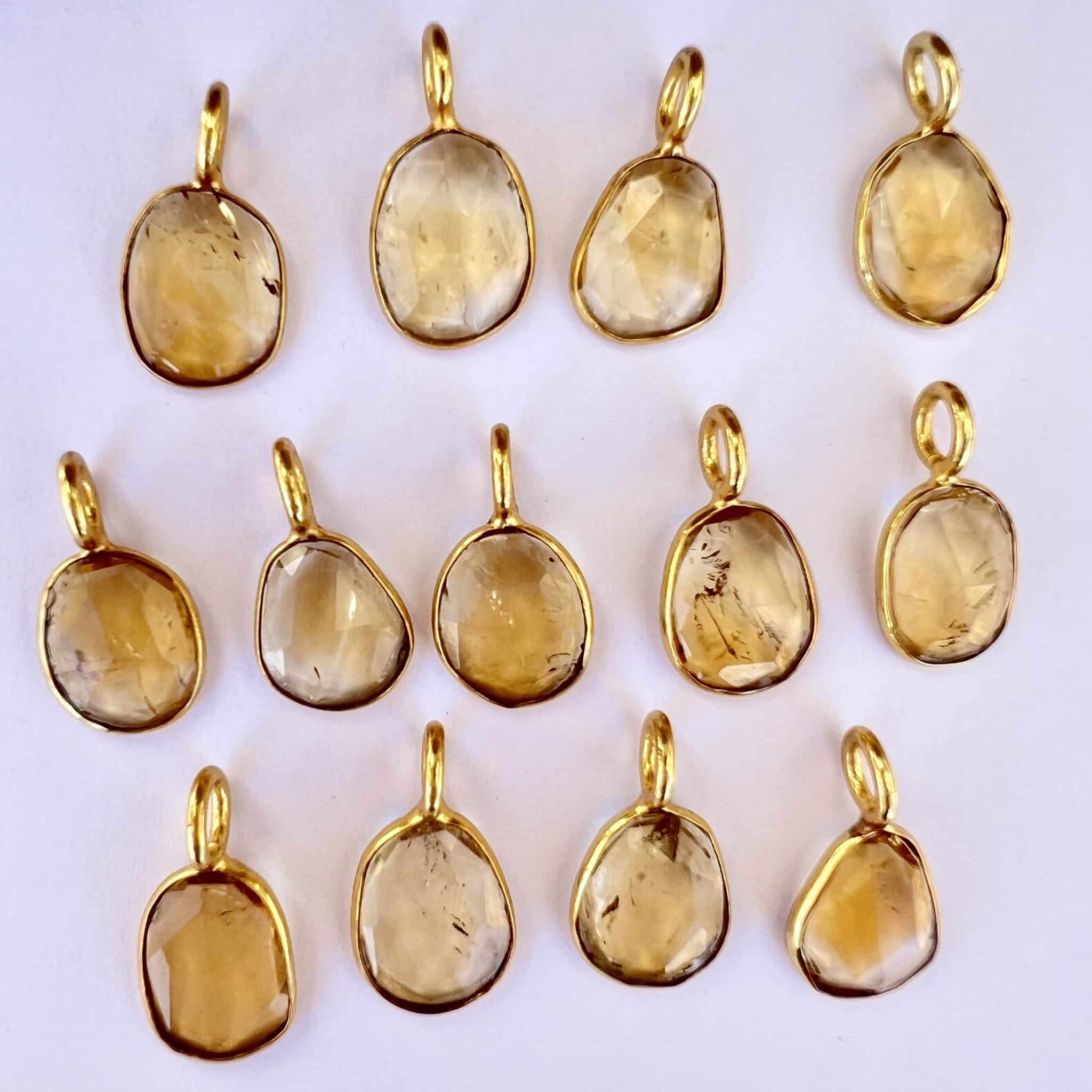 Citrine Sertie