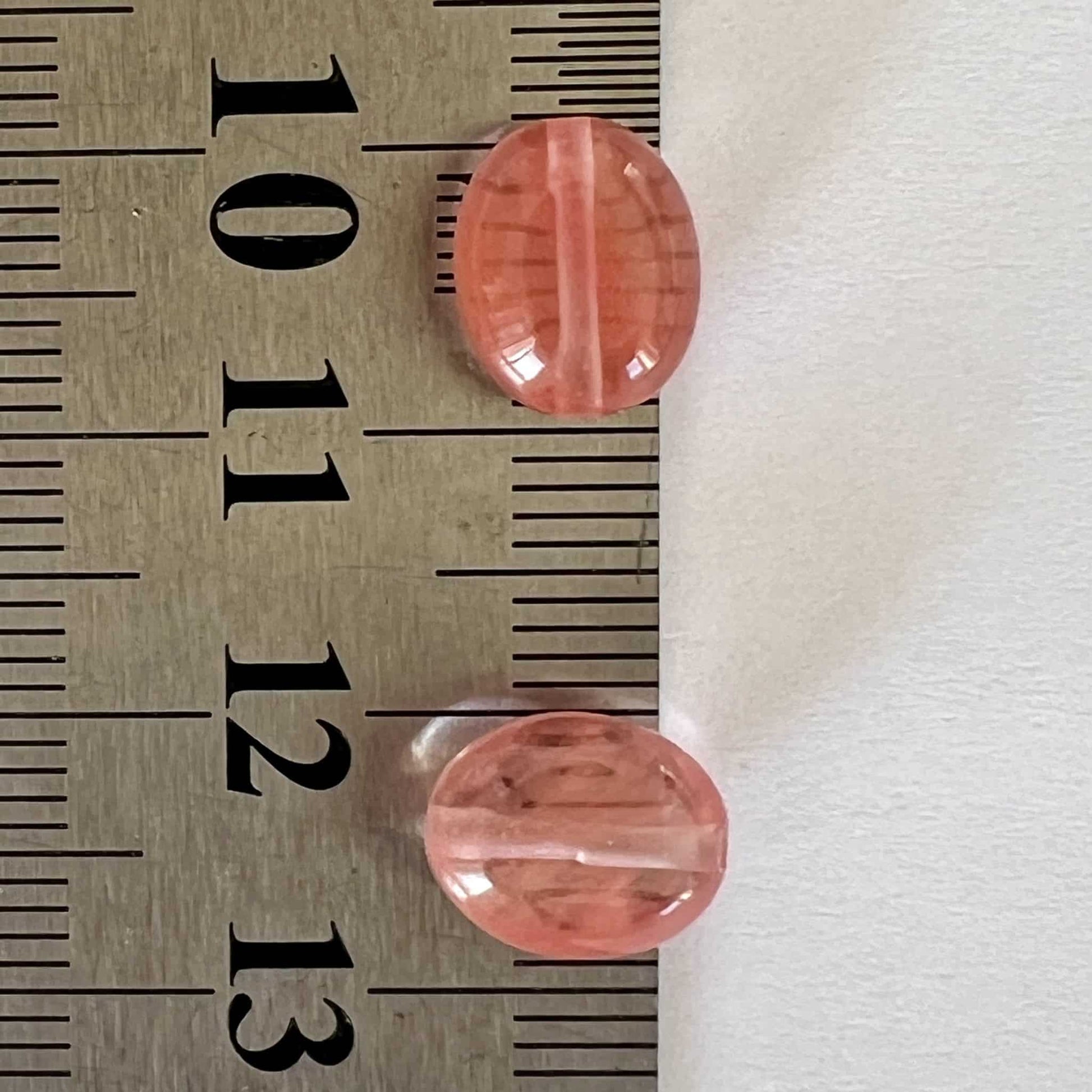 Quartz Cerise Ovale 8x10mm