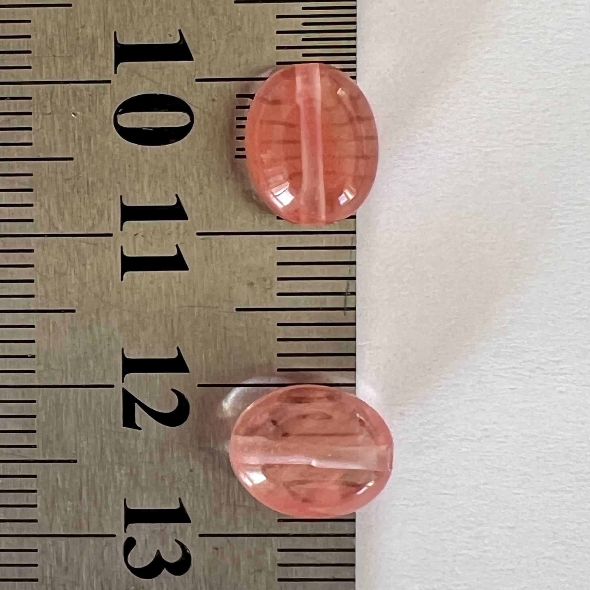 Quartz Cerise Ovale 8x10mm
