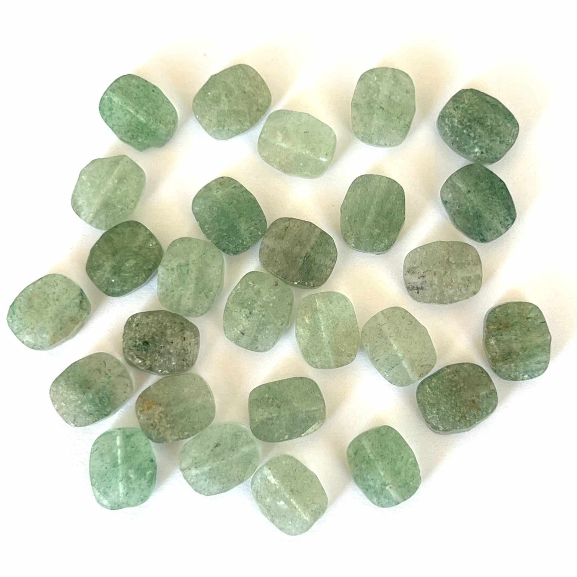 Quartz Fraise Vert Clair Ovale 10x8mm
