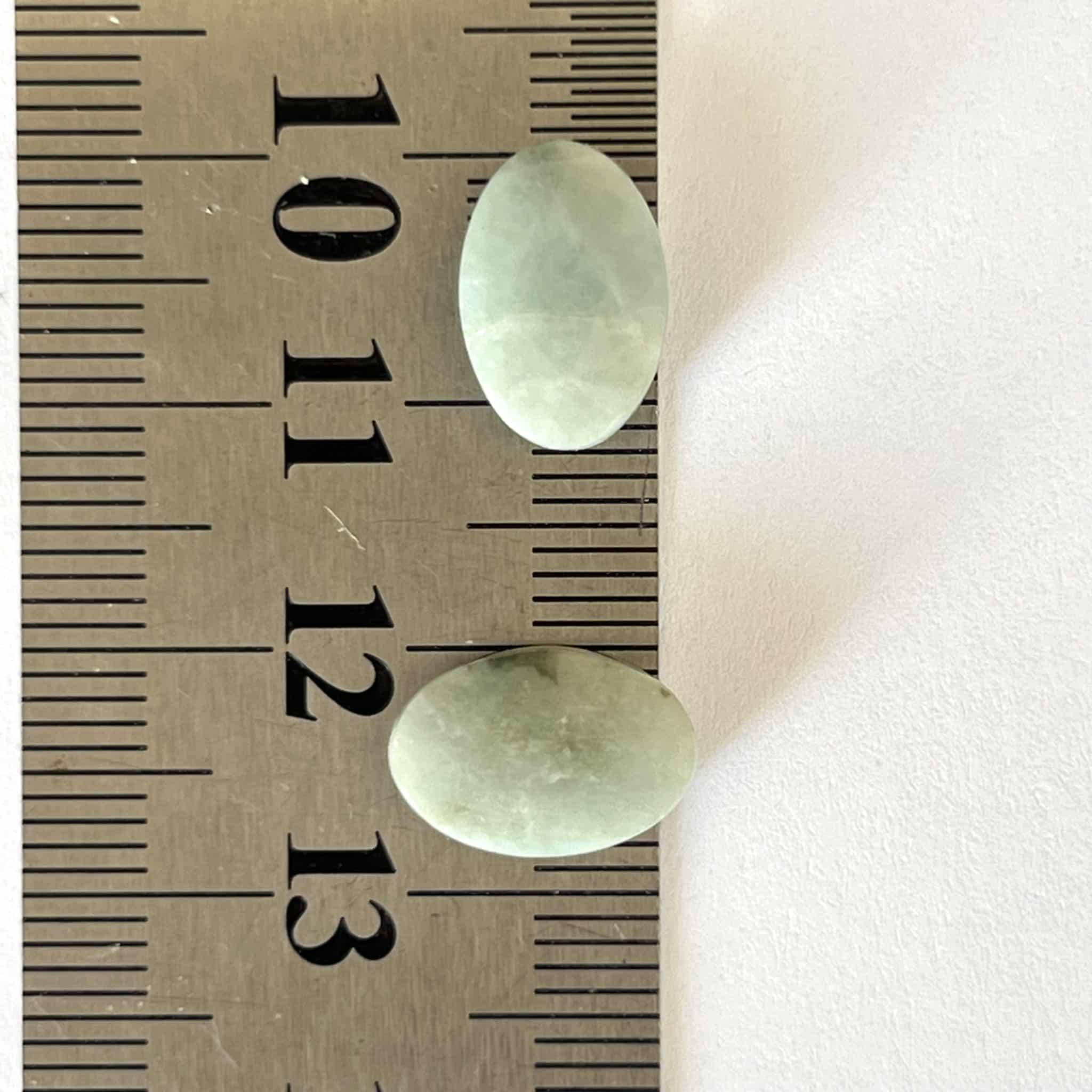 Jadéite du Myanmar Ovale 12x8mm (2)