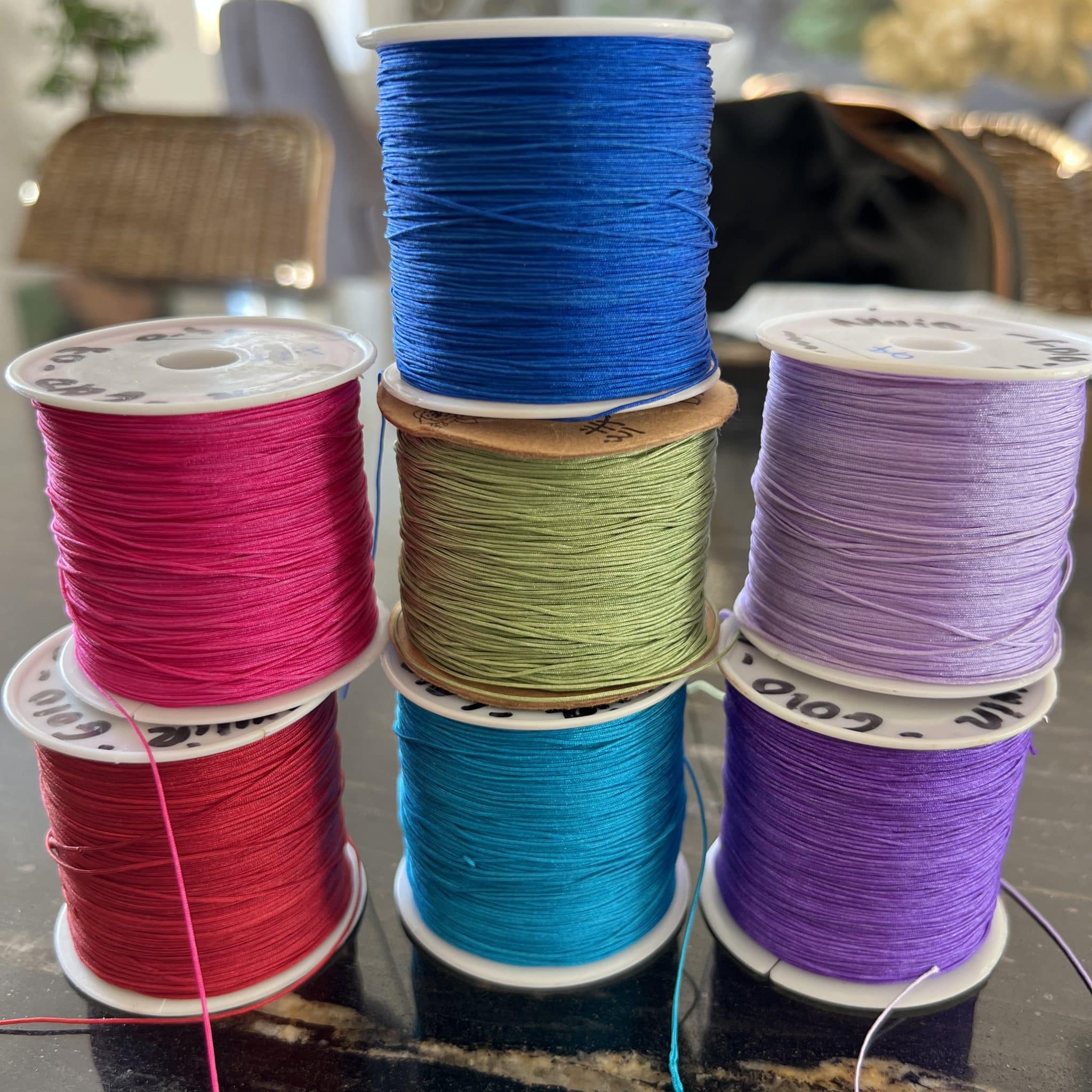 Fils en nylon coloré 0,4mm