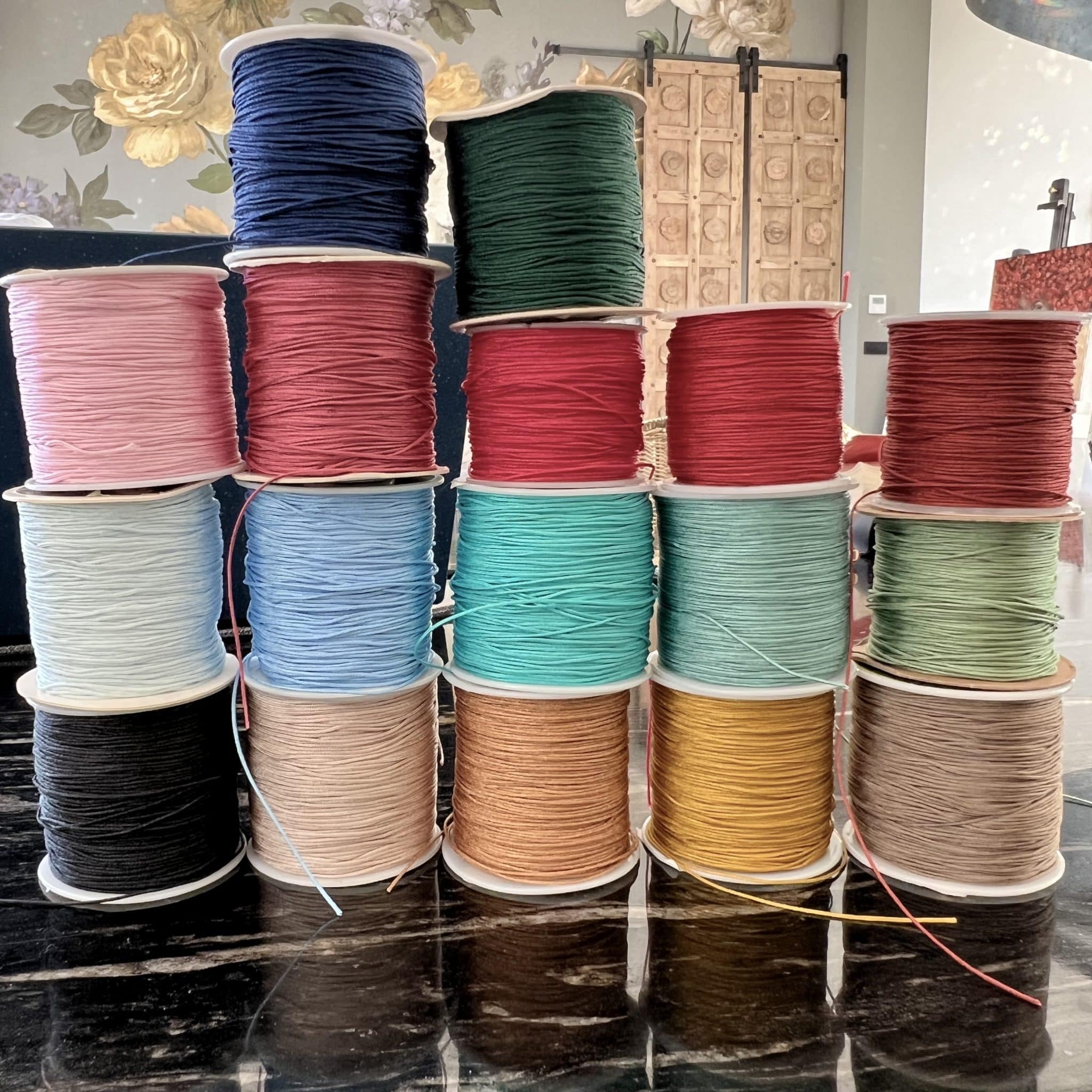 Fils en nylon coloré 0,8mm