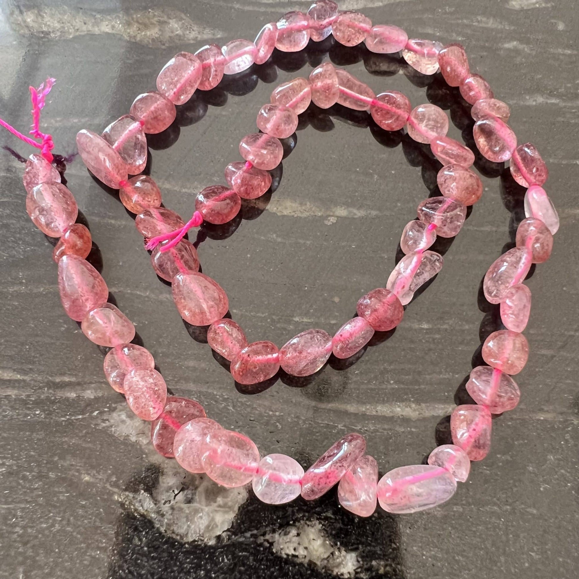 Pépites Quartz Fraise 8-10mm