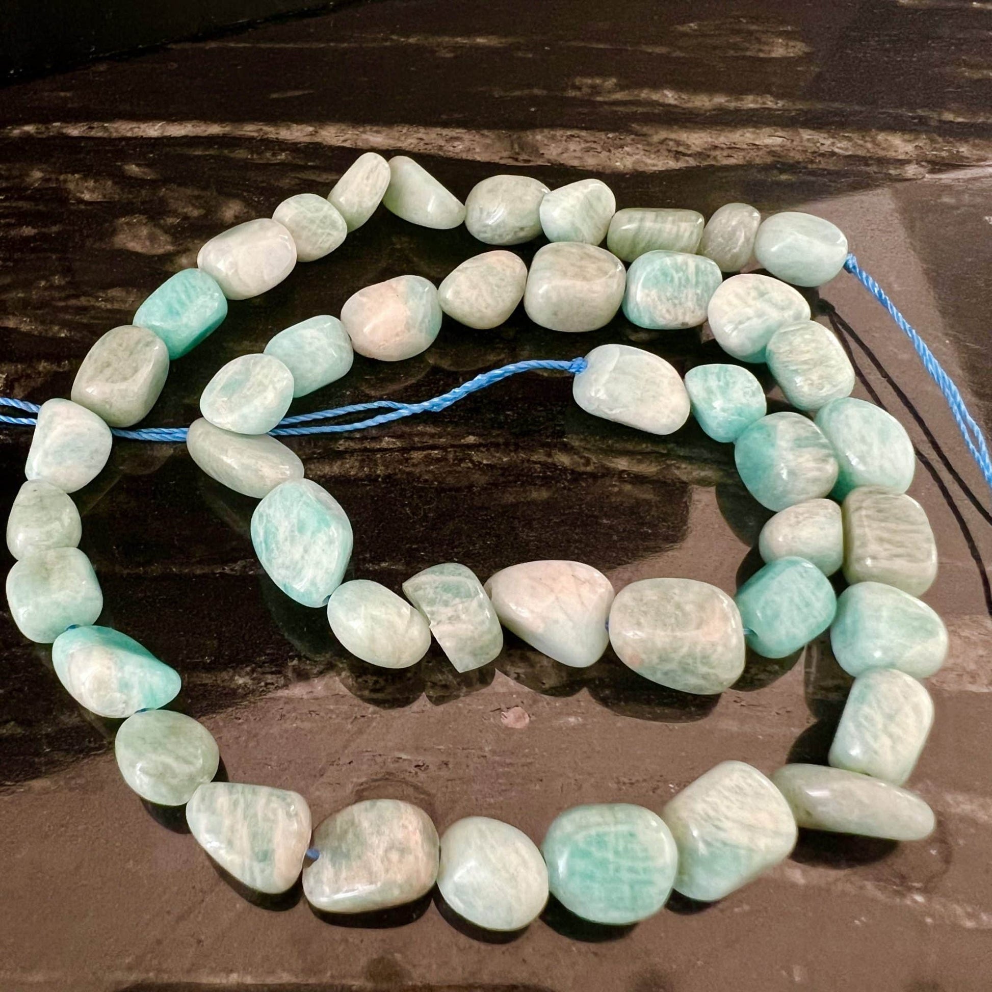 Pépites Amazonite 8-10mm