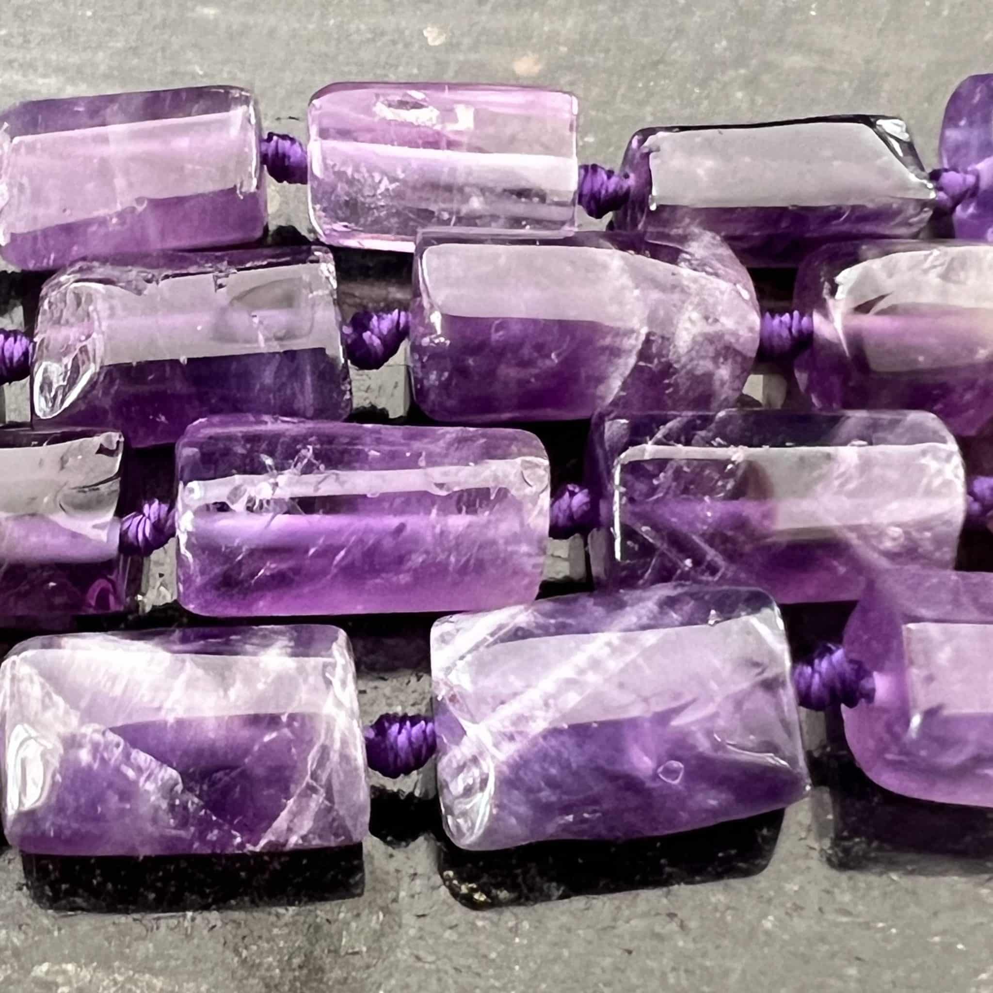 Tubes Améthyste 13x7mm