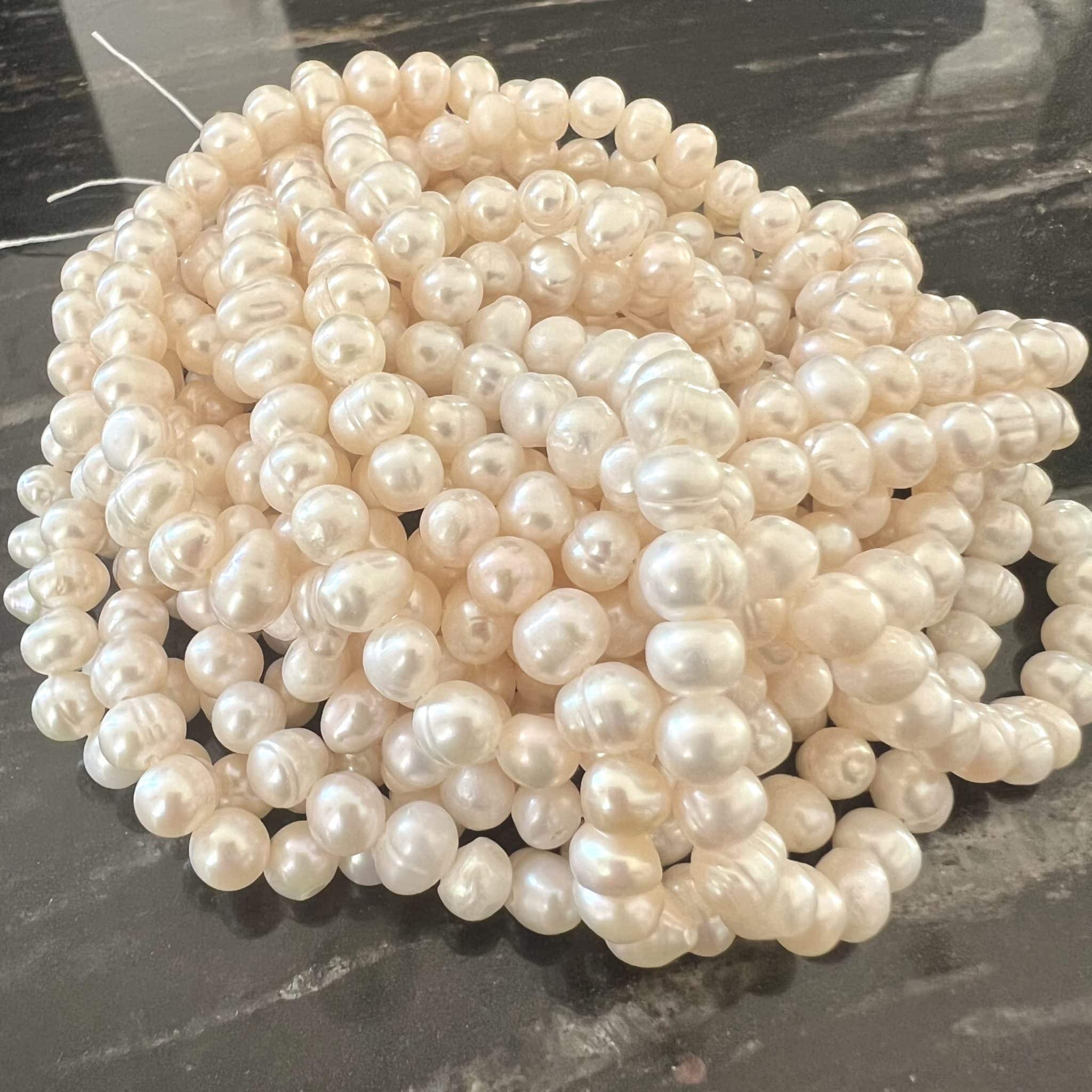 Perles de Culture Potatoes 5mm