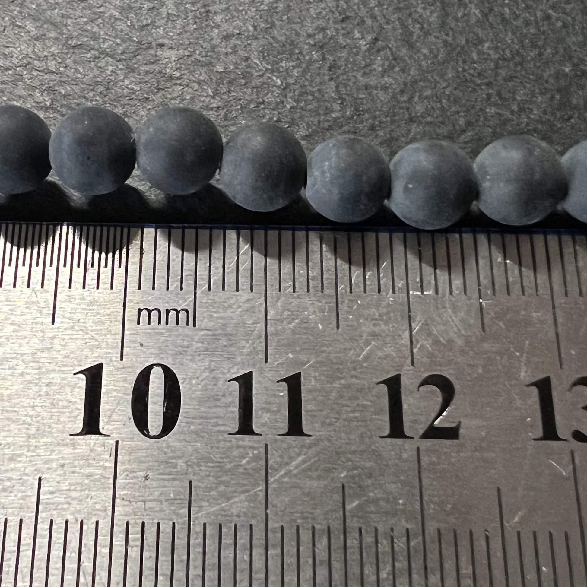 Agate Noire Mate 6mm