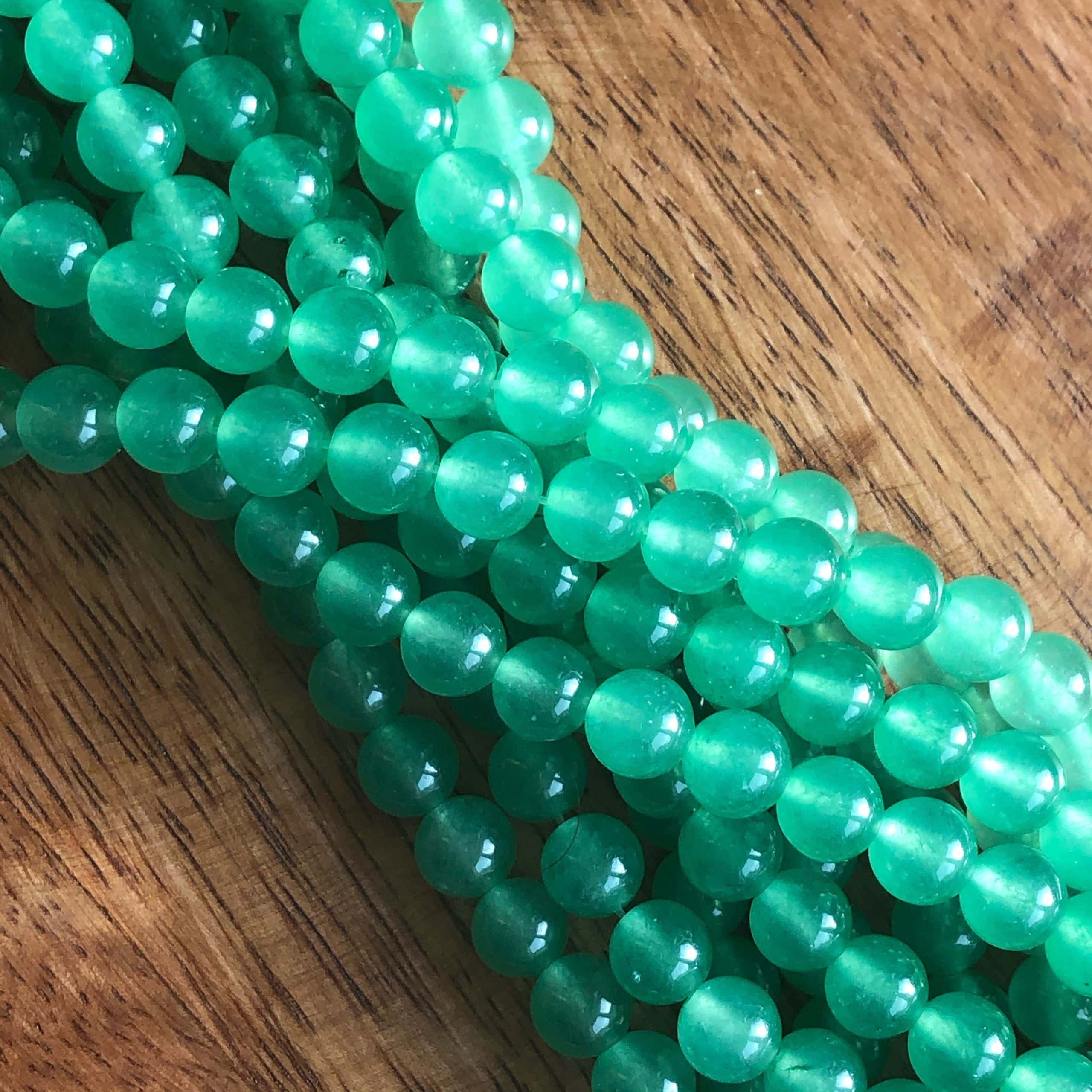 Jade de Malaisie Teint 8mm 1