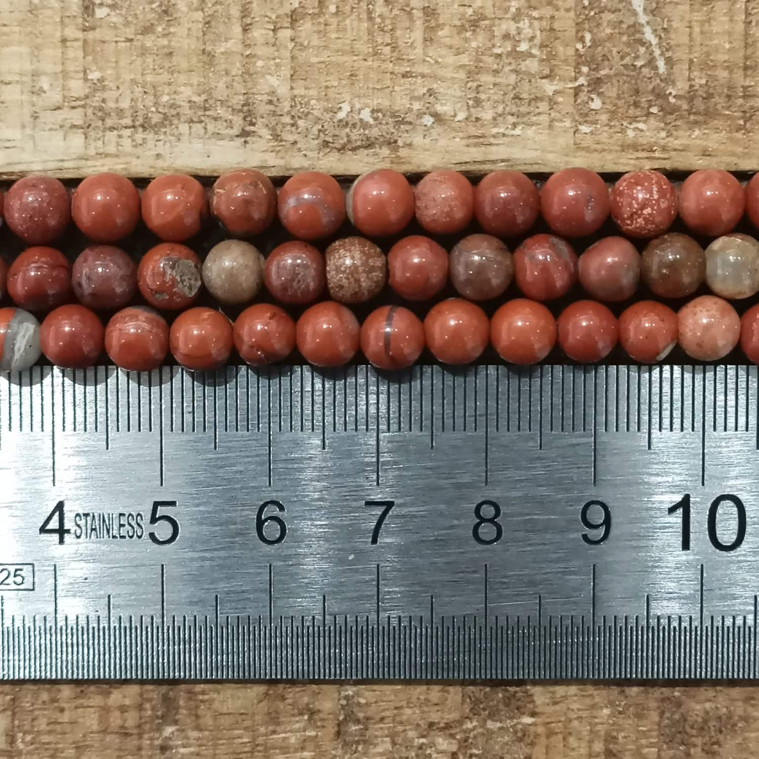 Jaspe Rouge 6mm 1