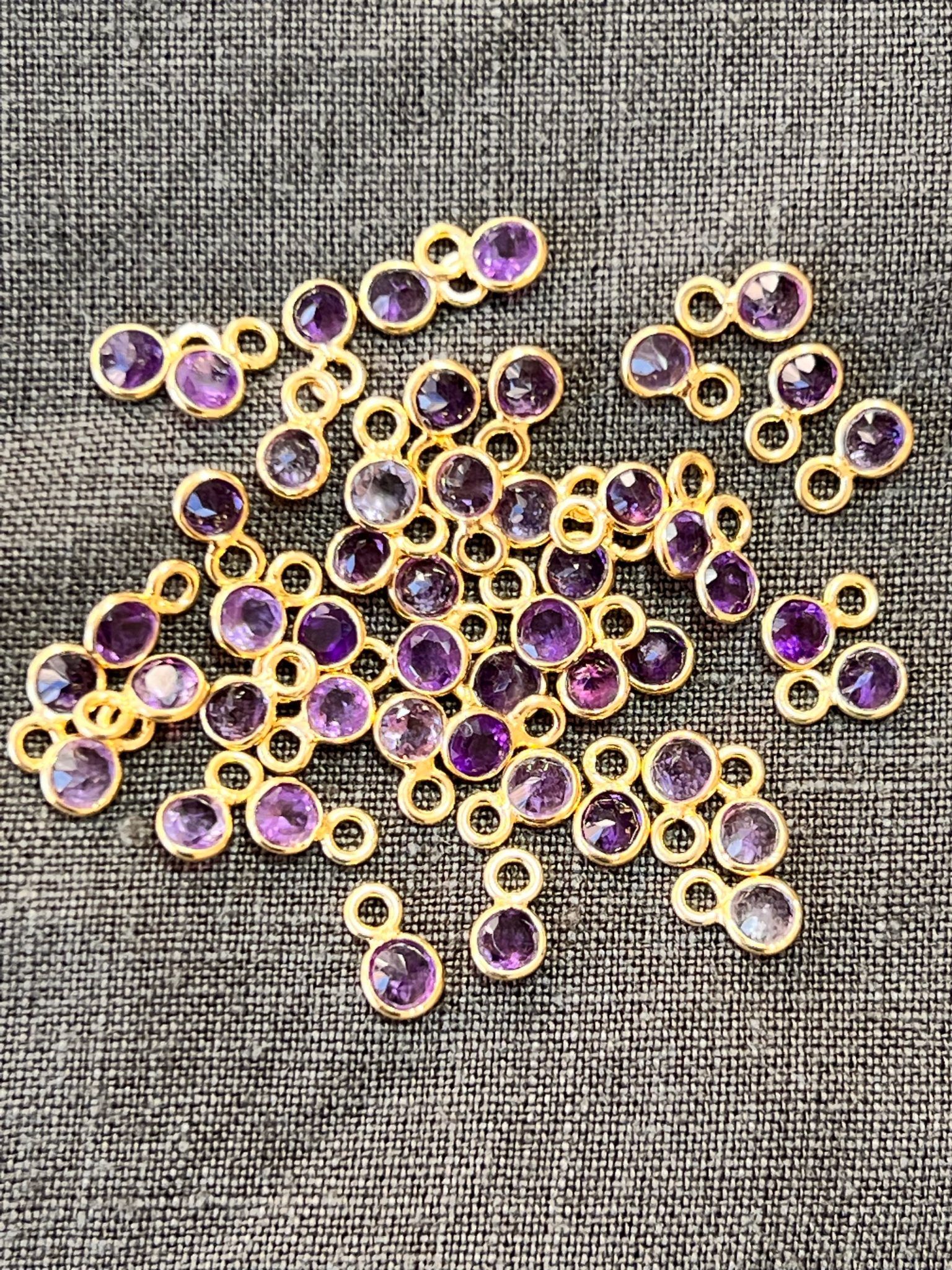 Mini Breloque Amethyste