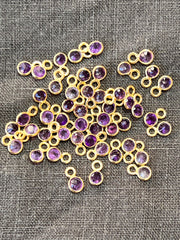 Mini Breloque Amethyste