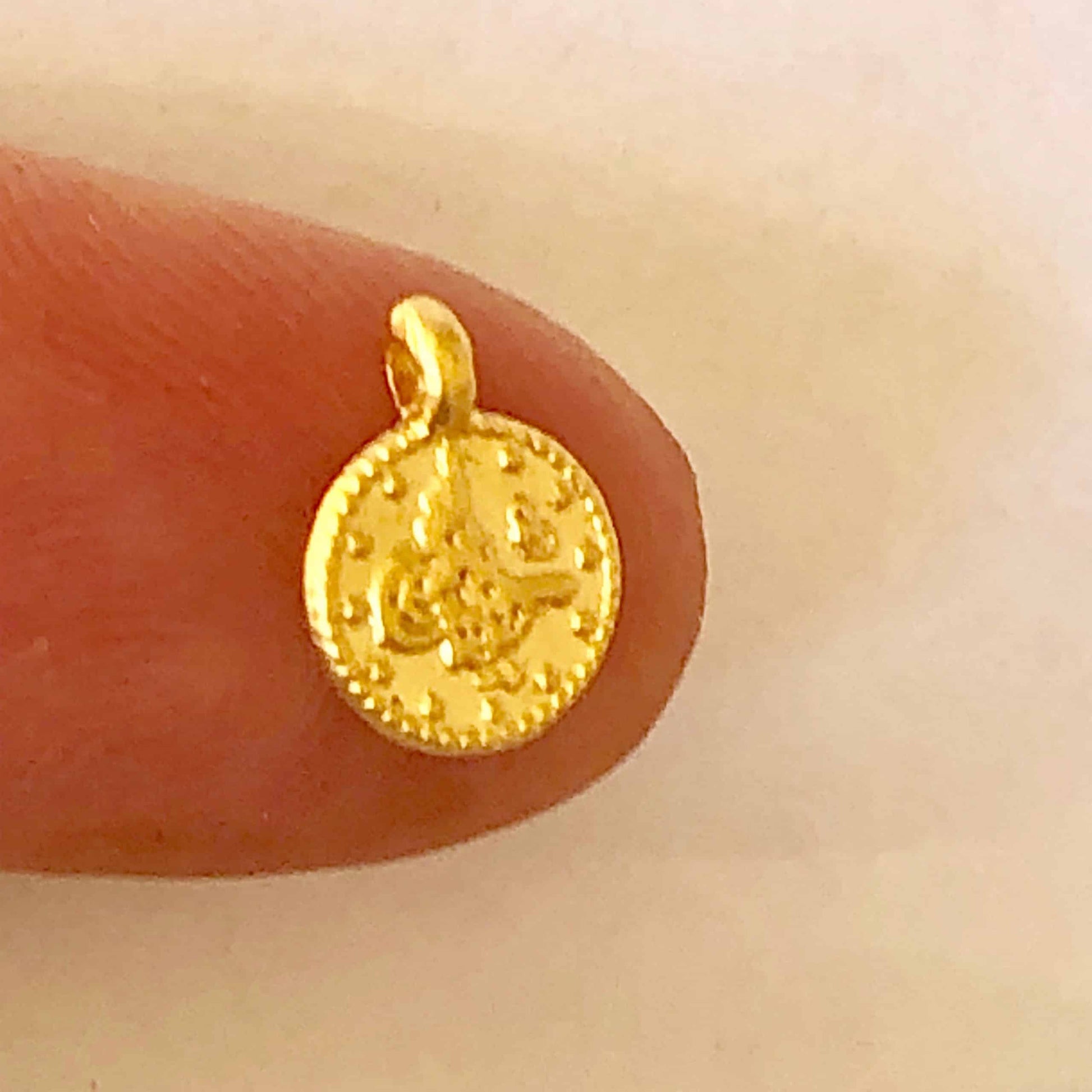 Mini Médaille Turque Or 24K 1